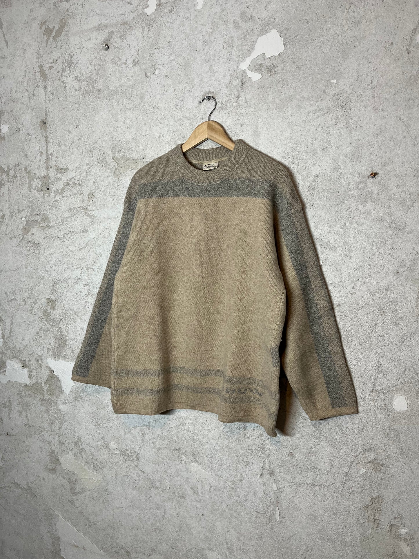 Oxbow vintage heavy knit Penguin sweater - L