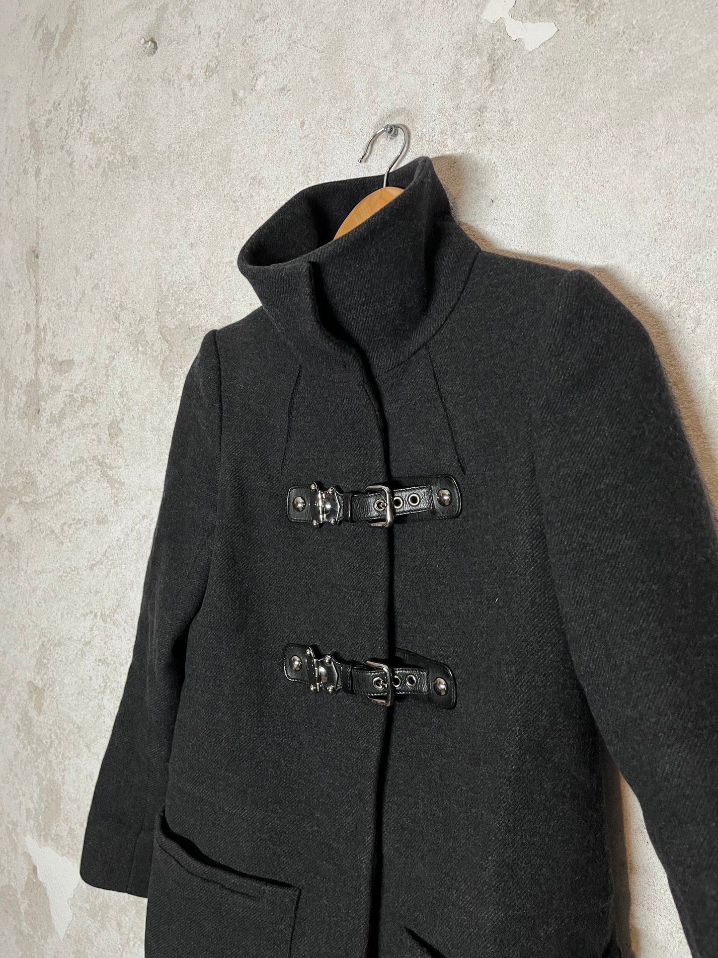 Miu Miu vintage Angora wool metal clasp jacket -