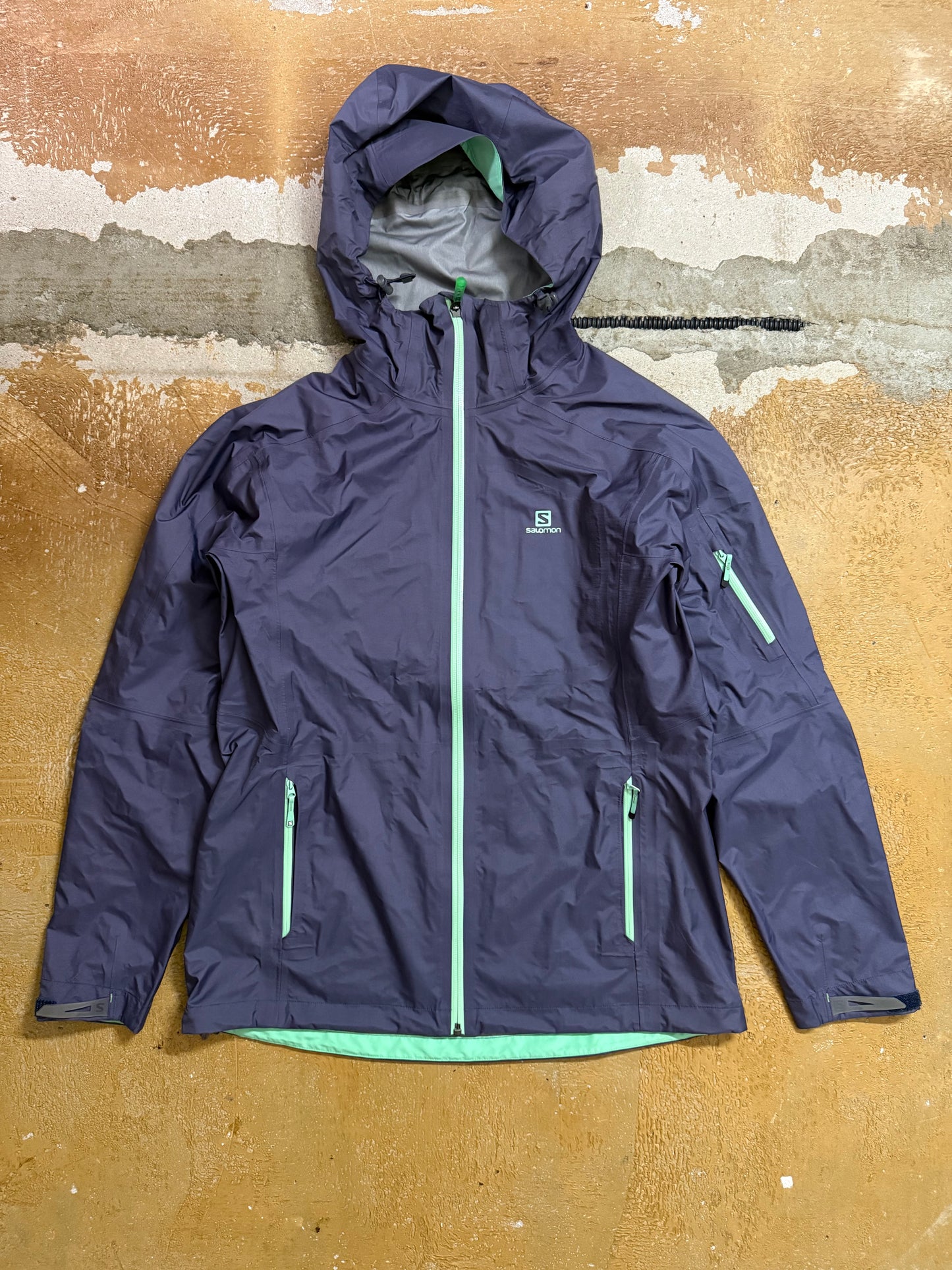 Salomon Clima Pro Storm rain jacket armpit zipper - M