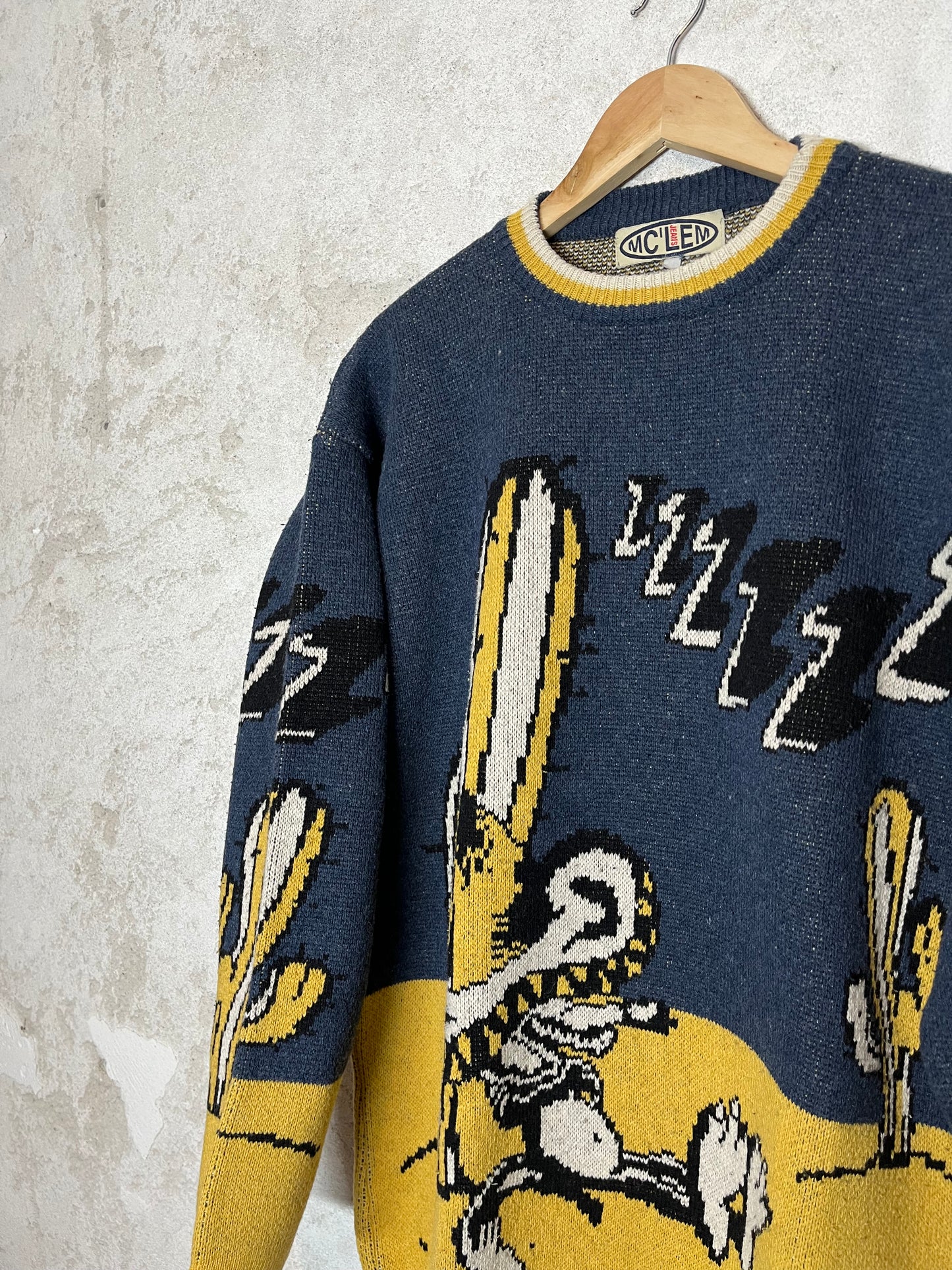 Mc'lem rare heavy knit ski snowboard sweater - M