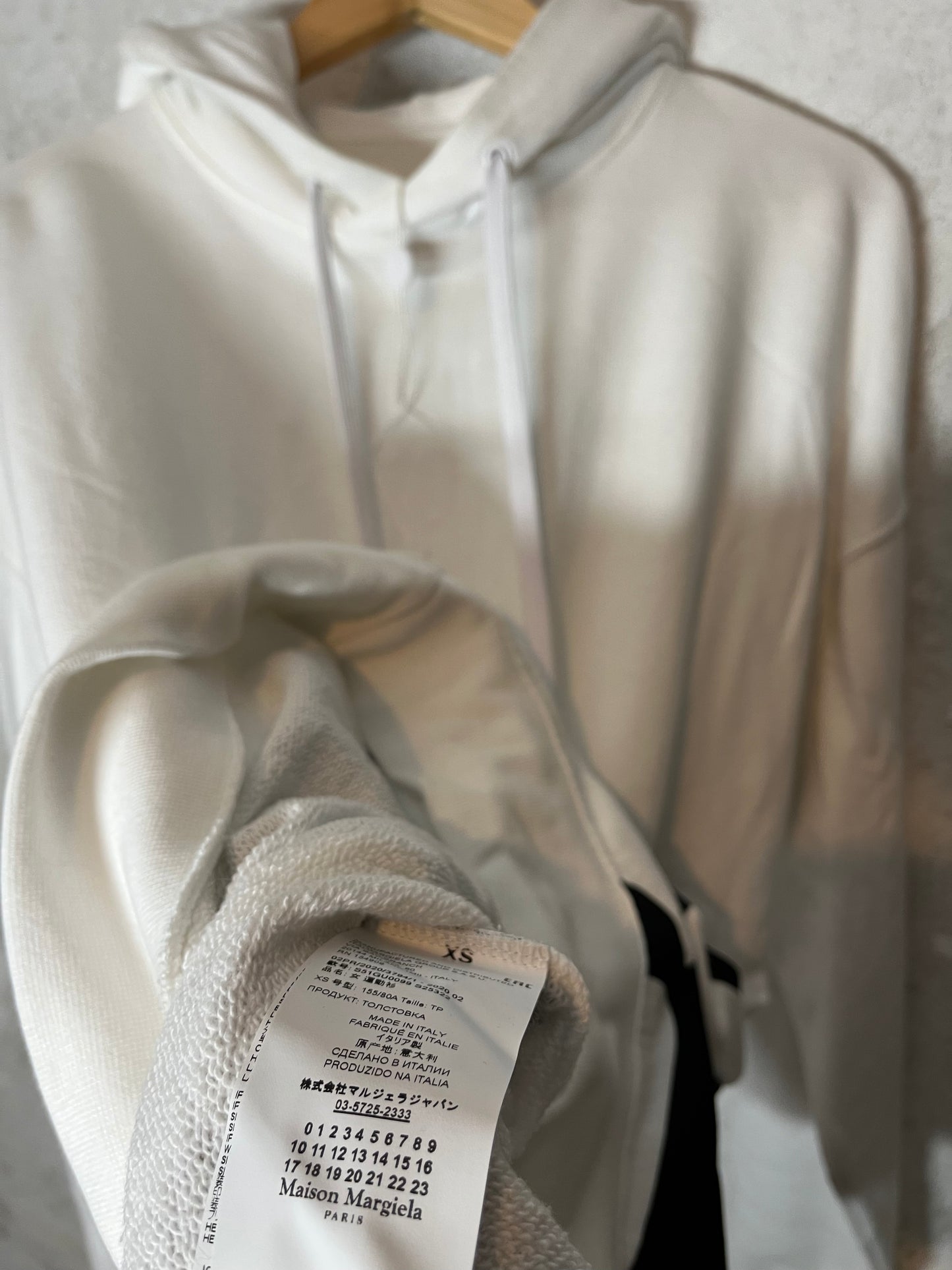 Maison Martin Margiela MM6 hooded sweater dress - XS