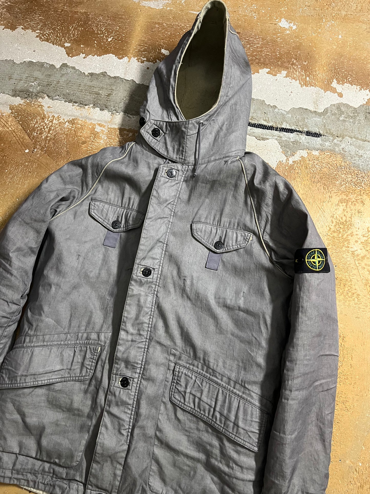 Stone Island 2005 Lino Flax Dutch Rope lining jacket - L