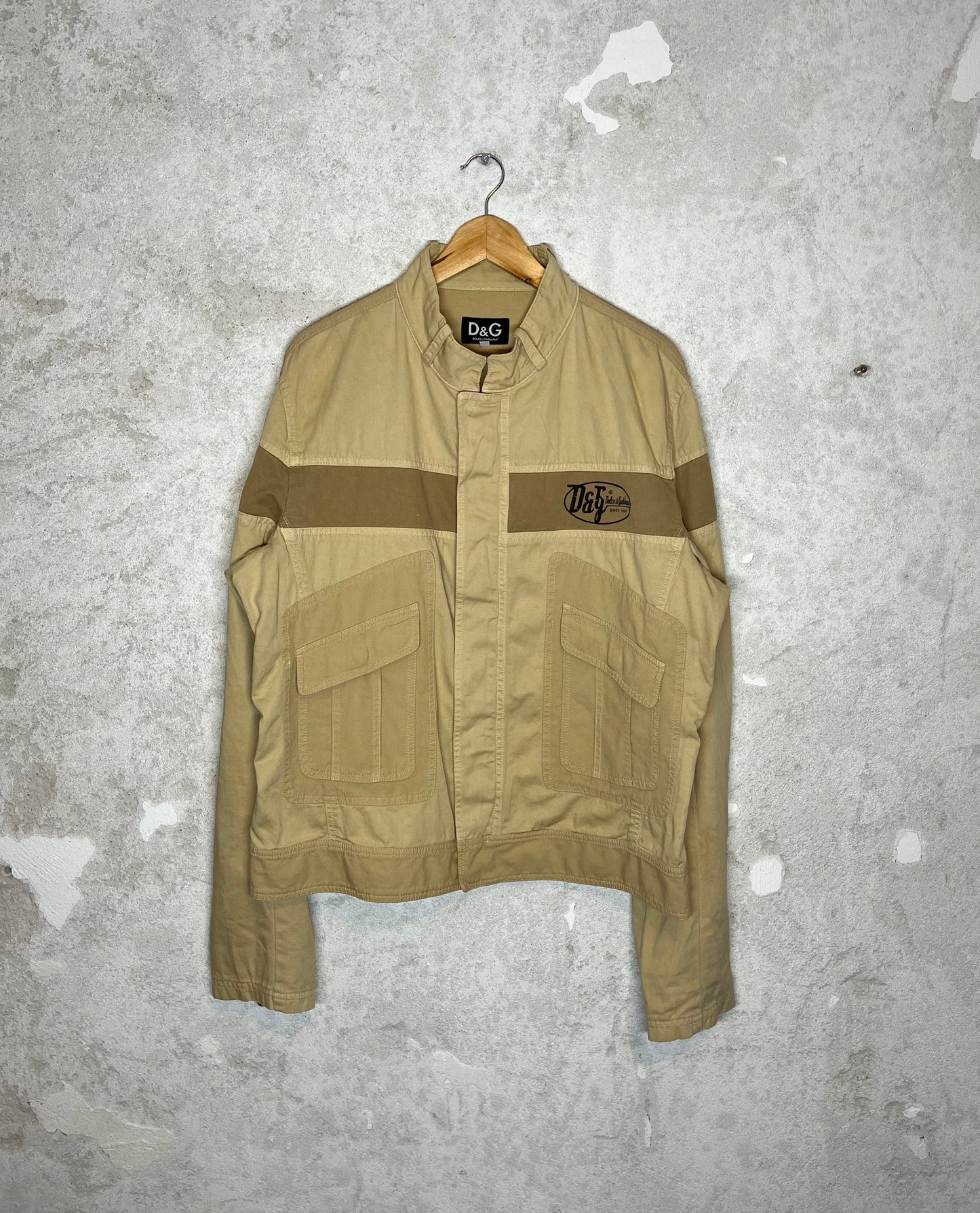 Dolce & Gabbana Beige Cargo Jacket - M