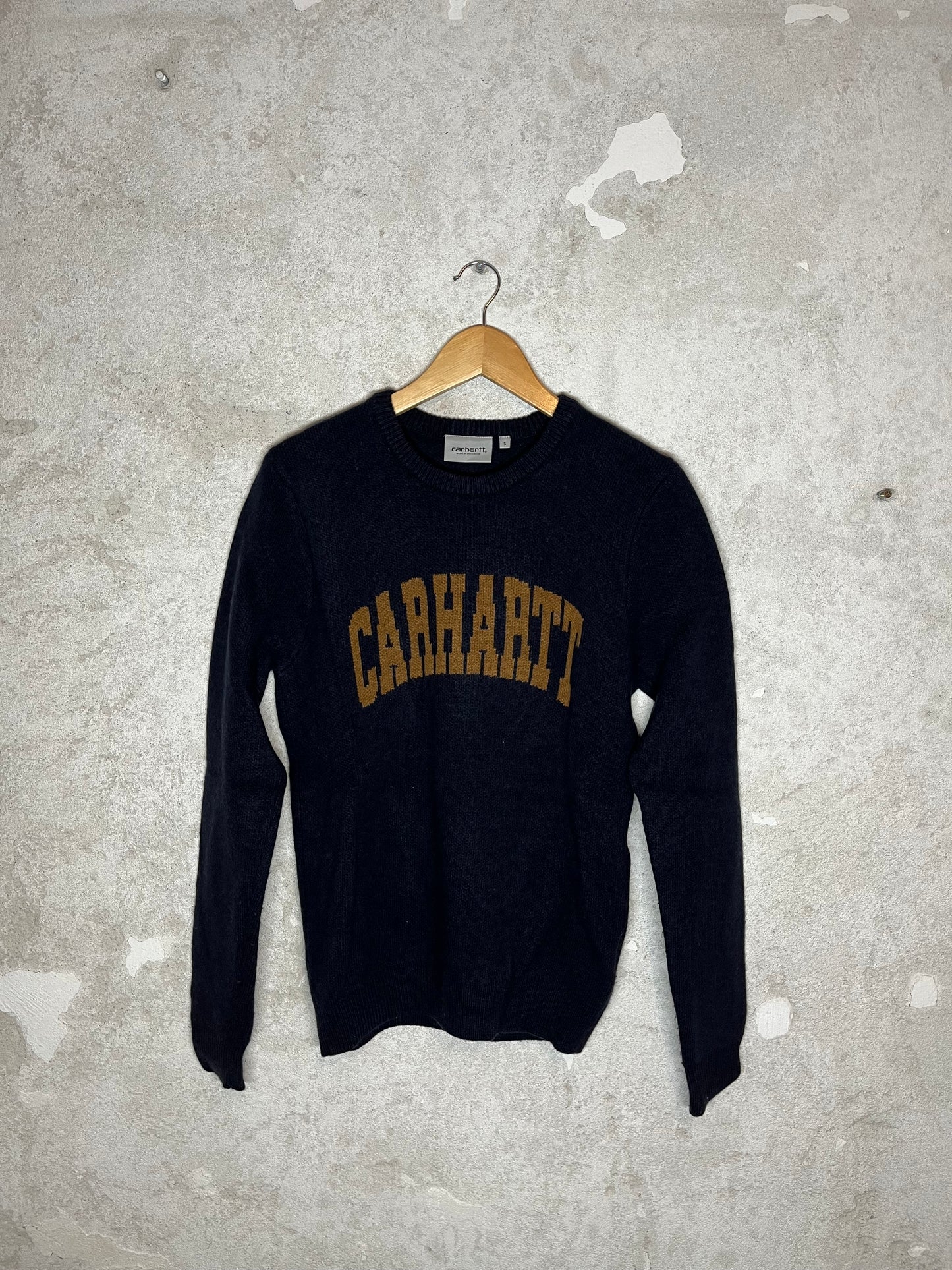 Carhartt wool knit sweatshirt - S