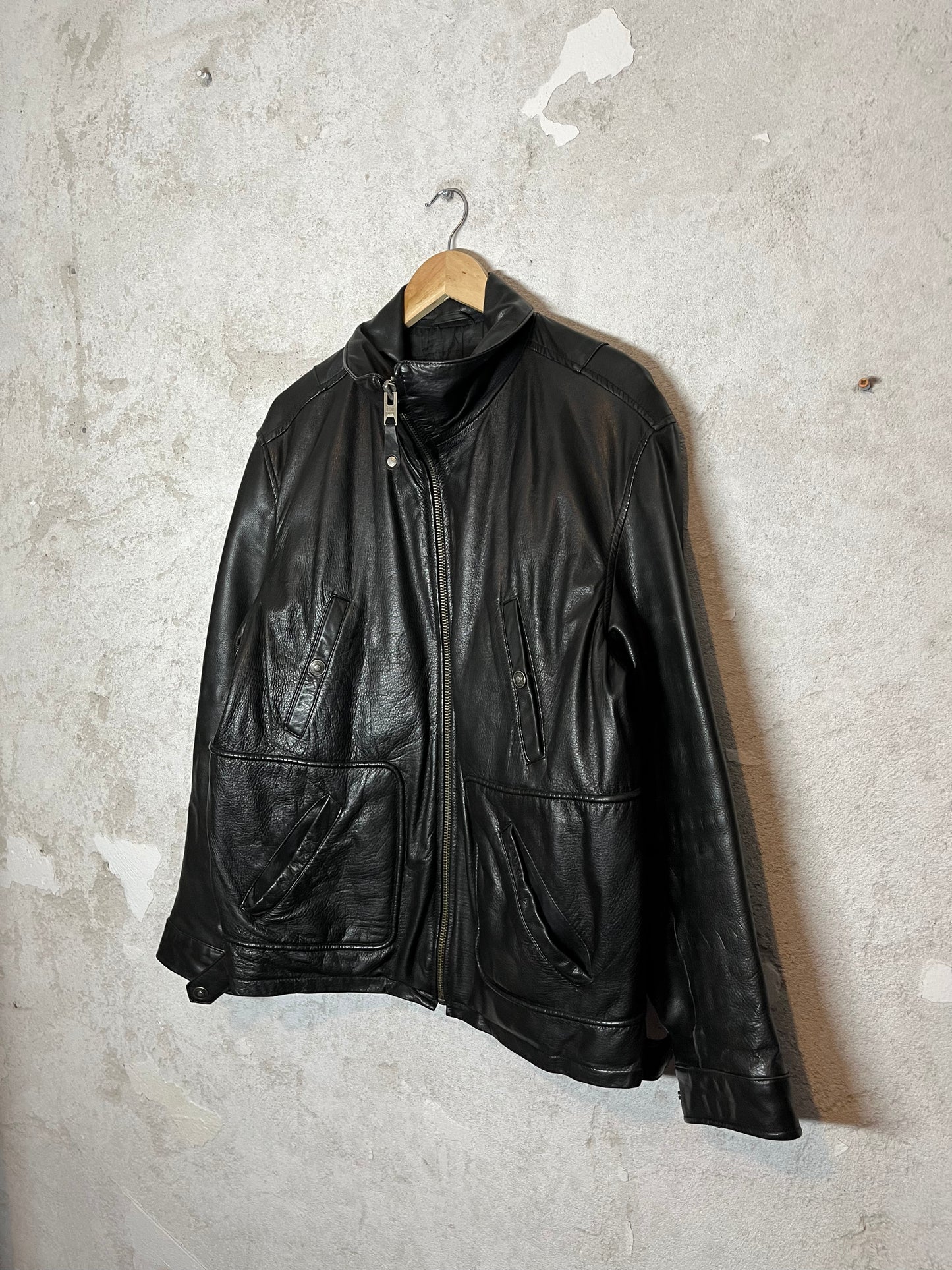 Schott NYC high quality leather motor jacket - XXL