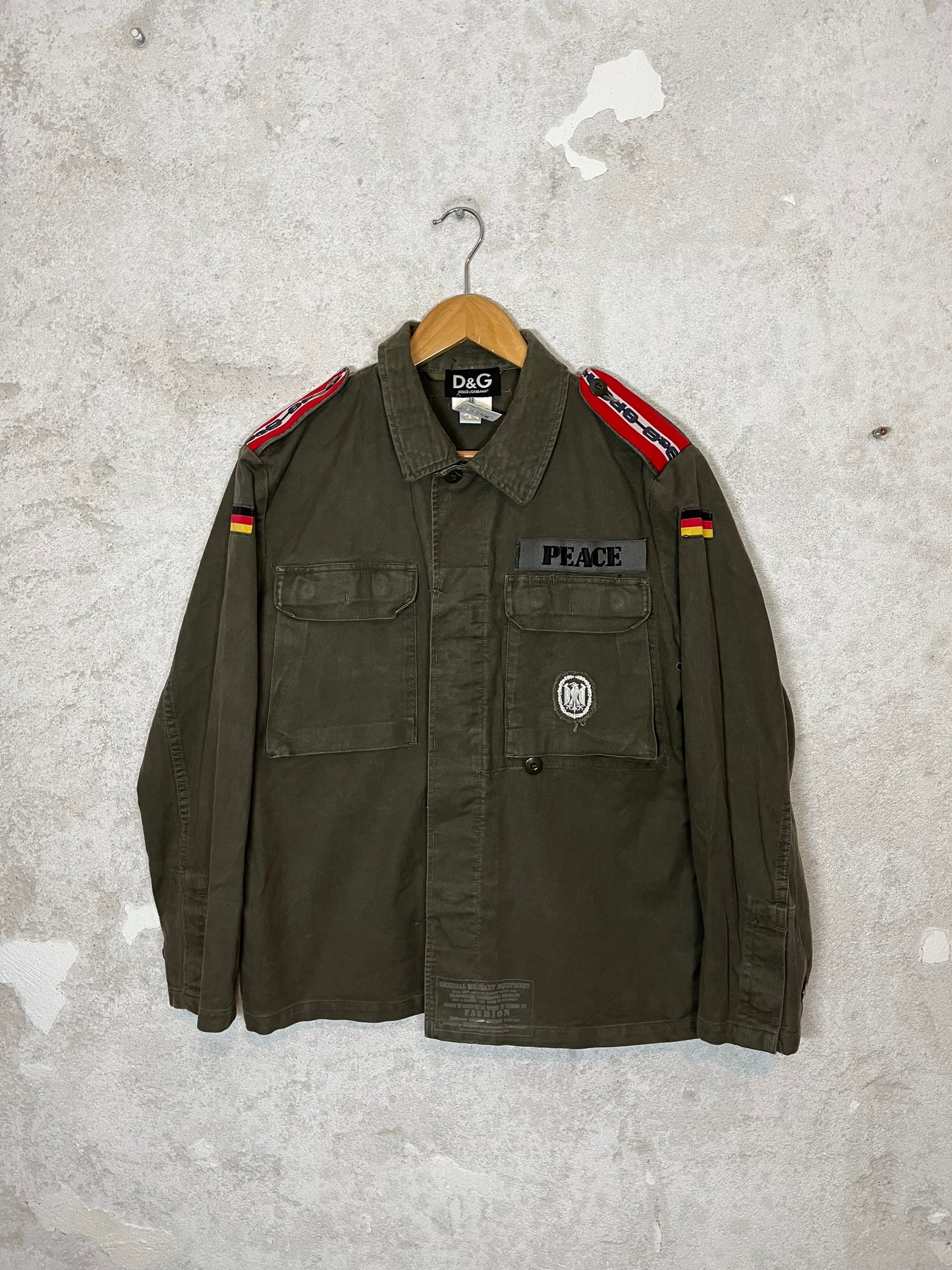 Dolce & Gabbana military peace jacket 