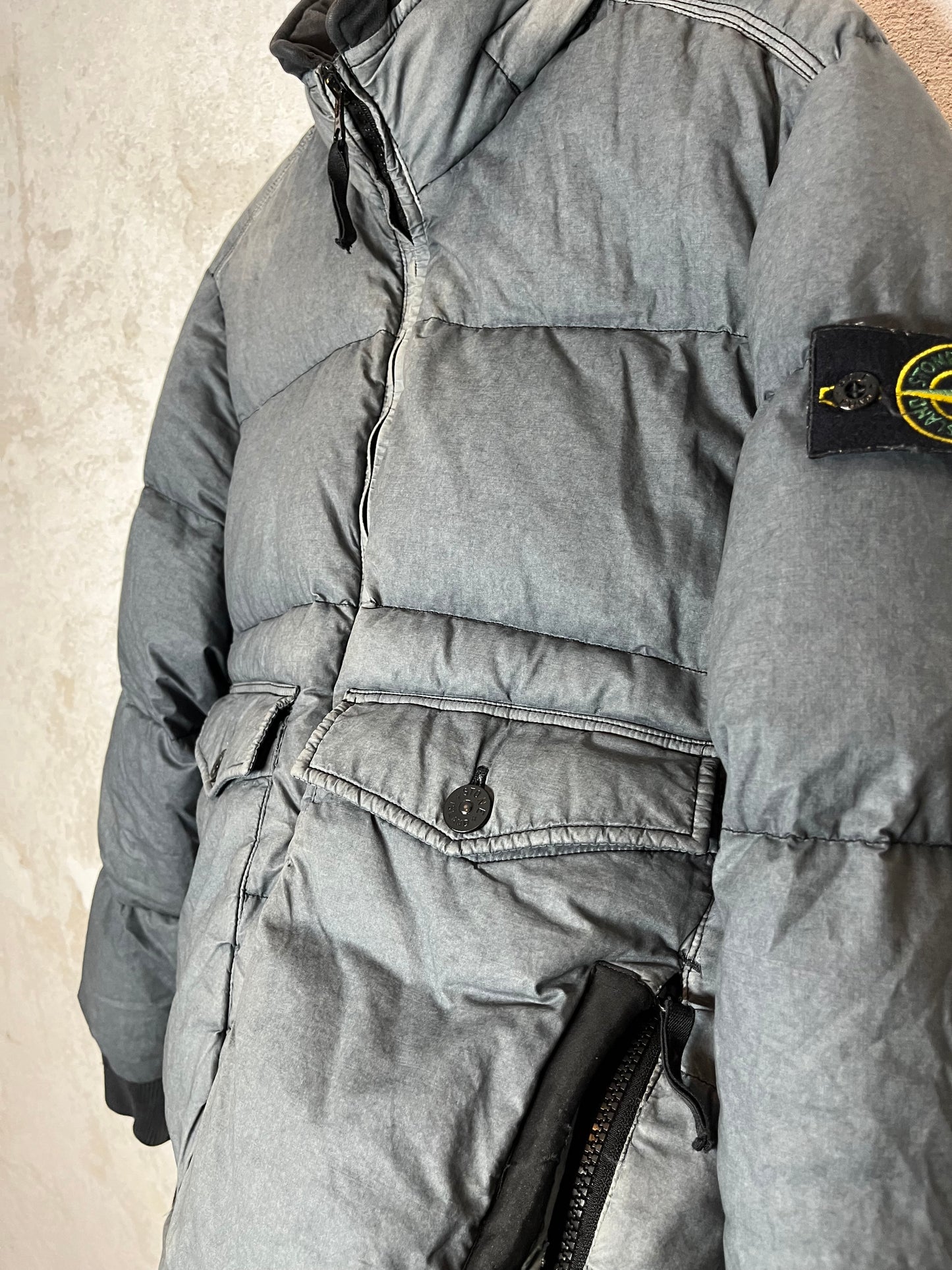 Stone Island Resin Poplin Down-TC puffer jacket - M