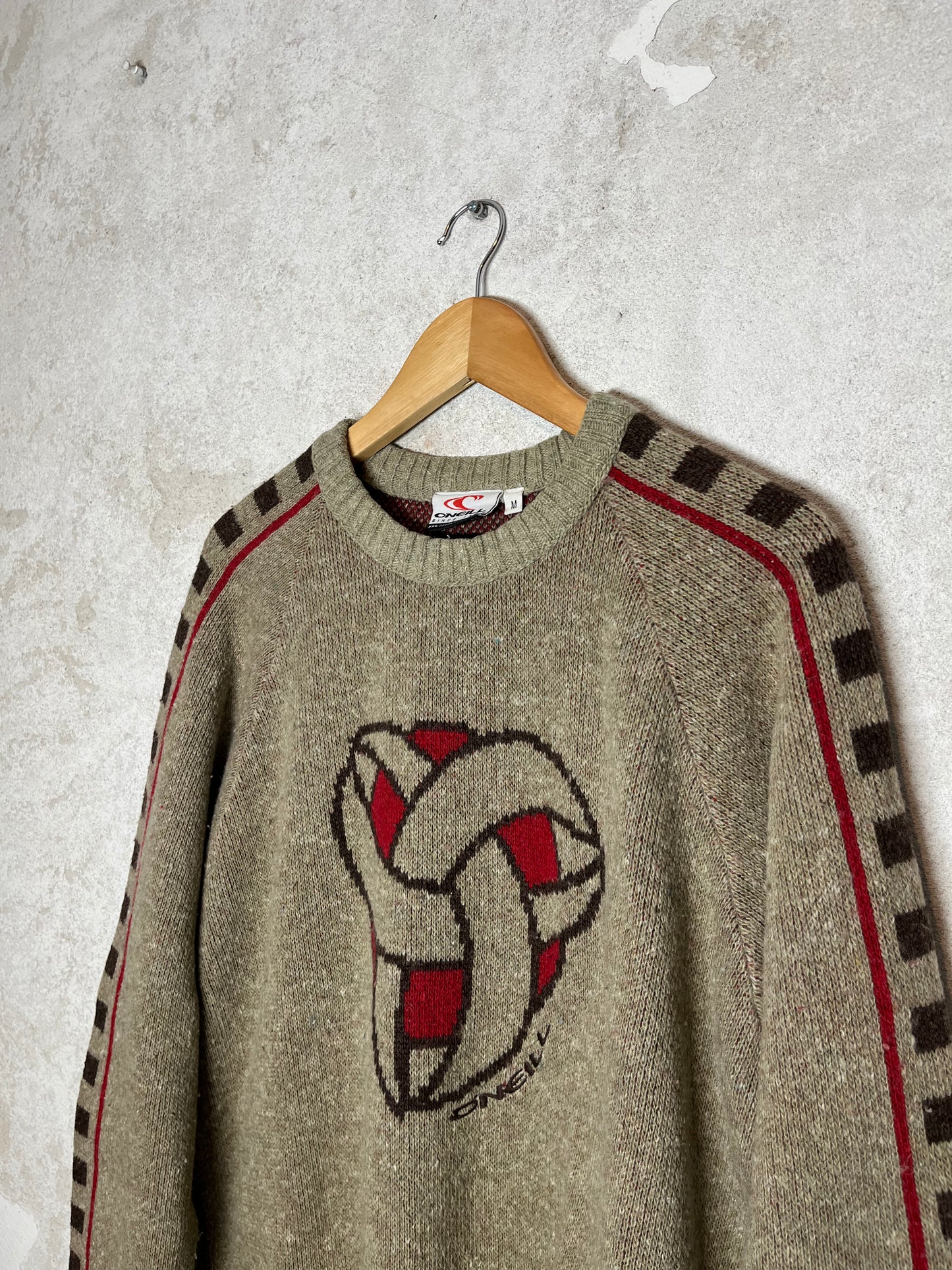 O'neill ski snowboard knit wool sweatshirt - M