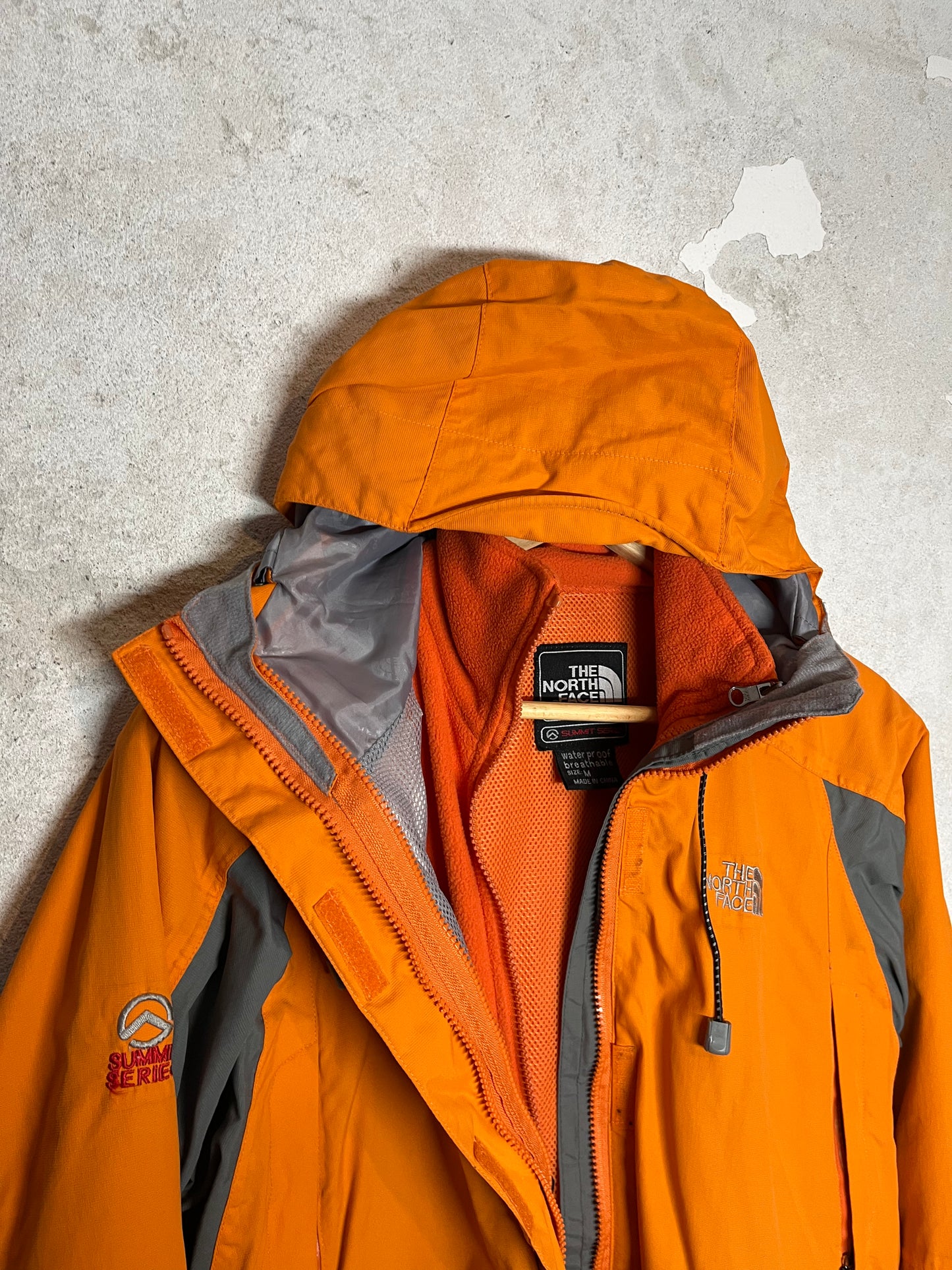 The North Face 2-in-1 fleece rain summit series jacket - M