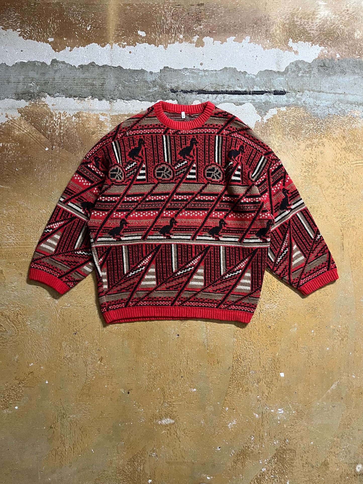 Oxbow vintage ski winter sweater - S