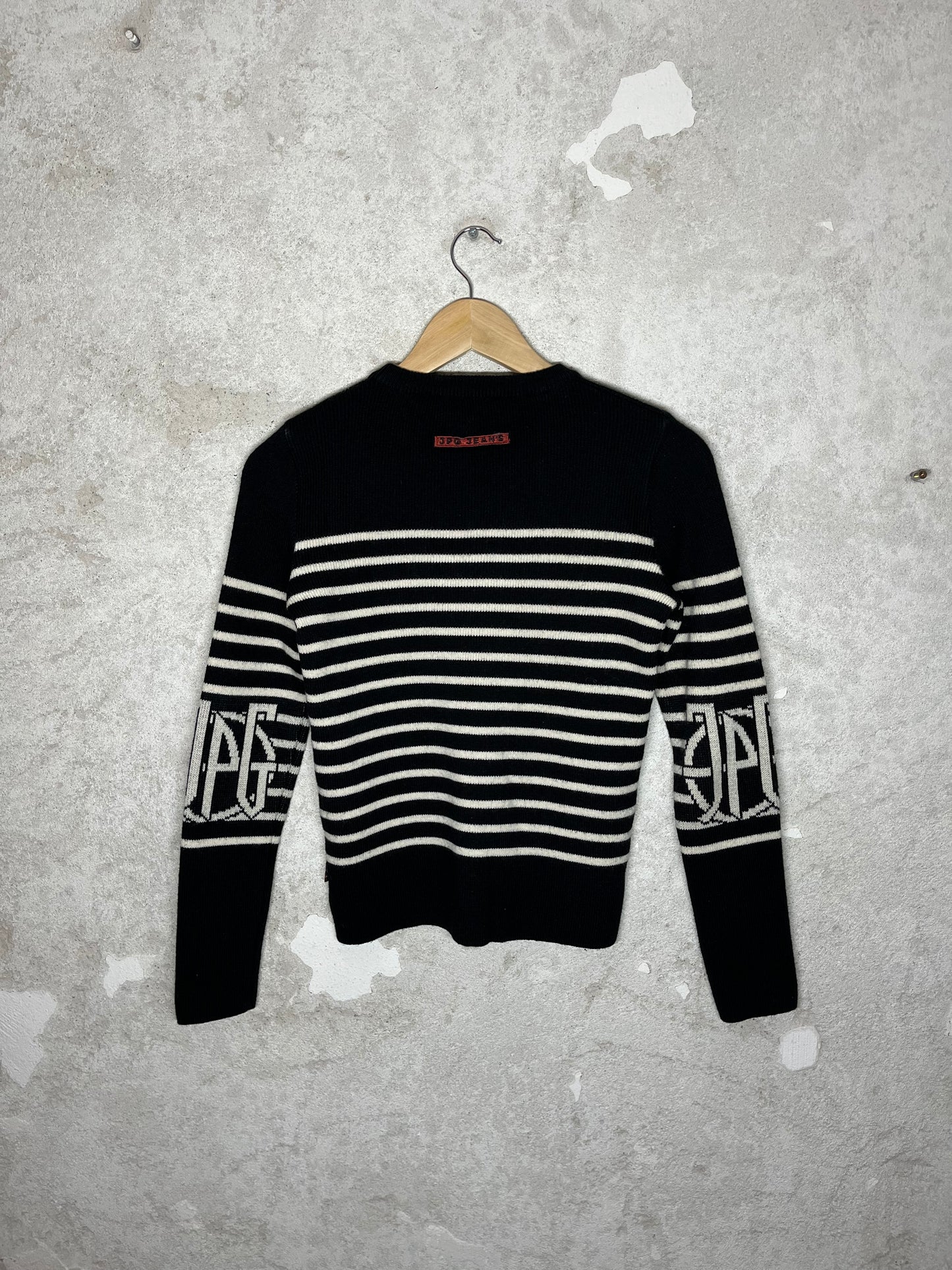 Jean Paul Gaultier striped knit sweater - M