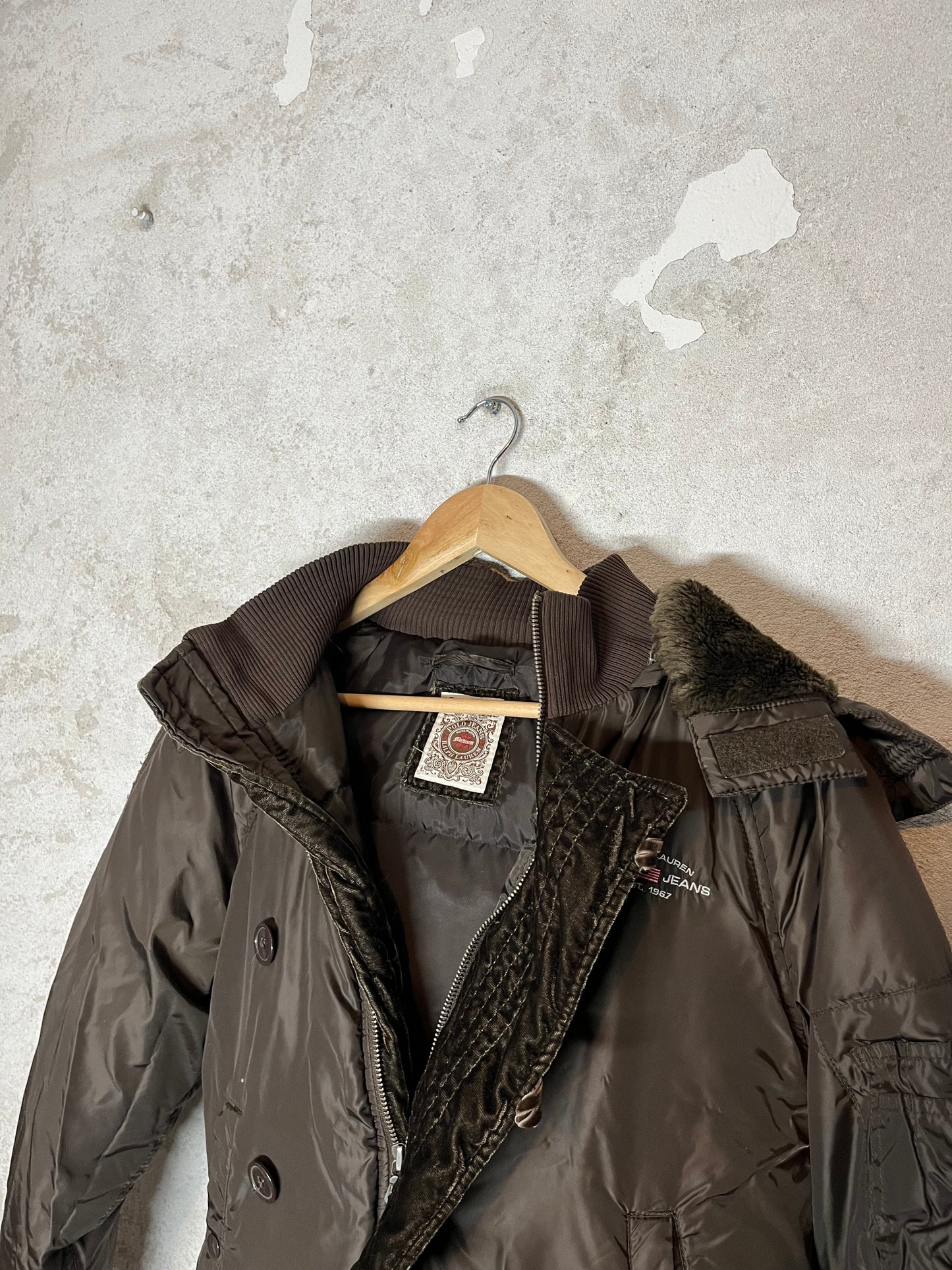 Ralph Lauren vintage puffer winter jacket - M