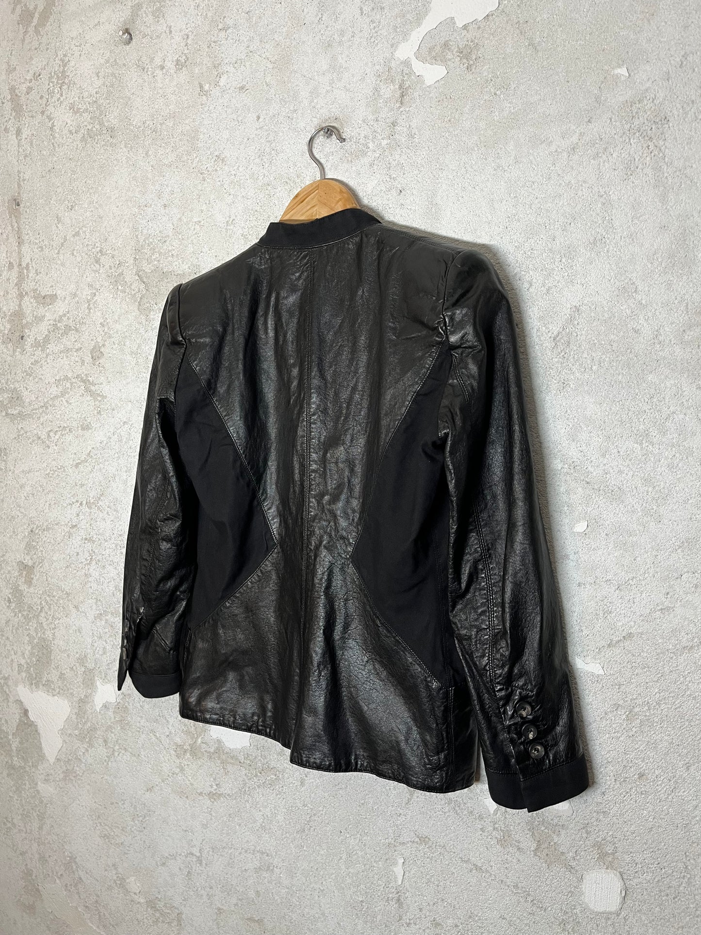 Helmut Lang vintage sheepskin leather jacket - XS