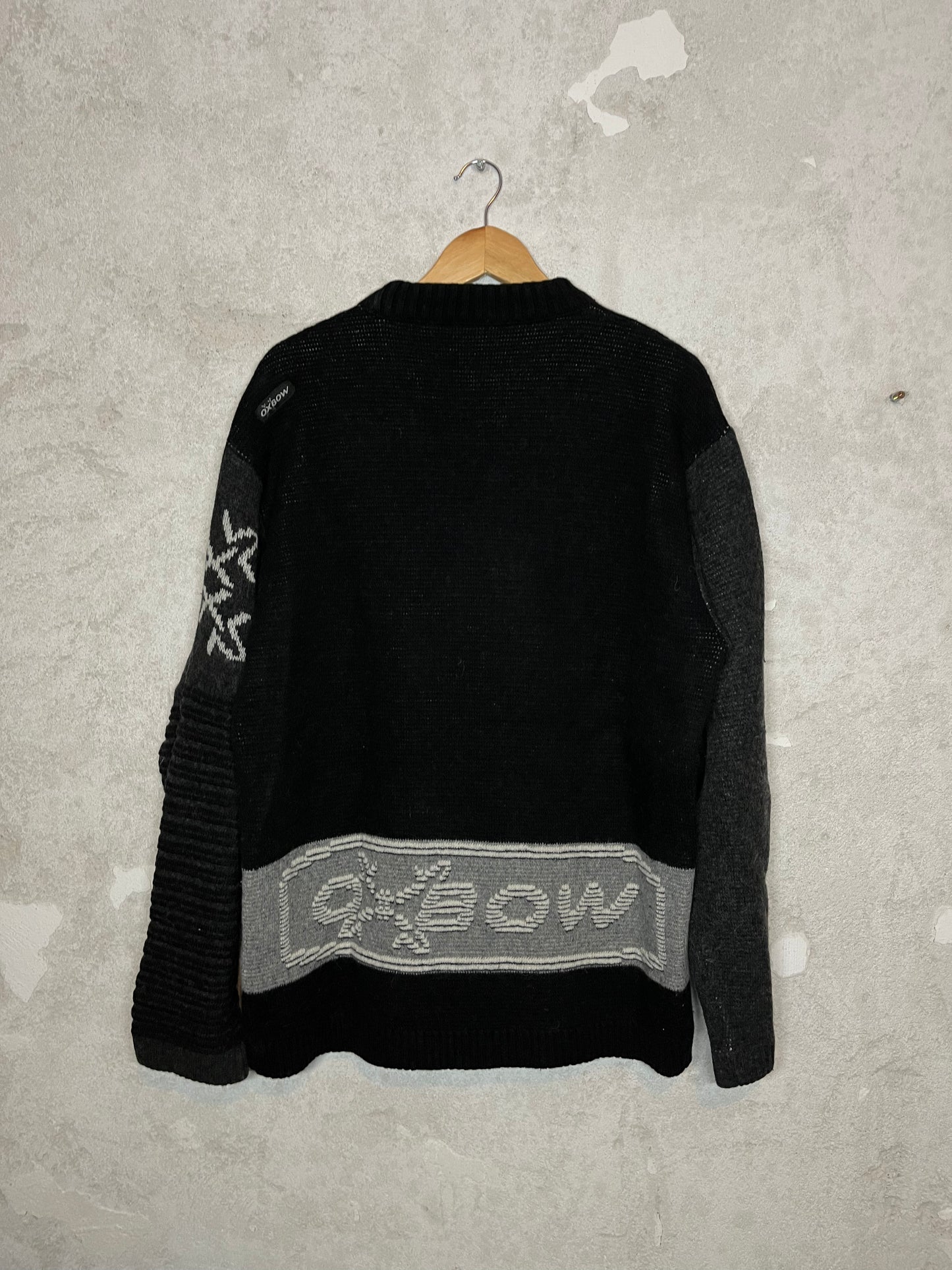 Oxbow heavy knit ski snowboard sweater - XL