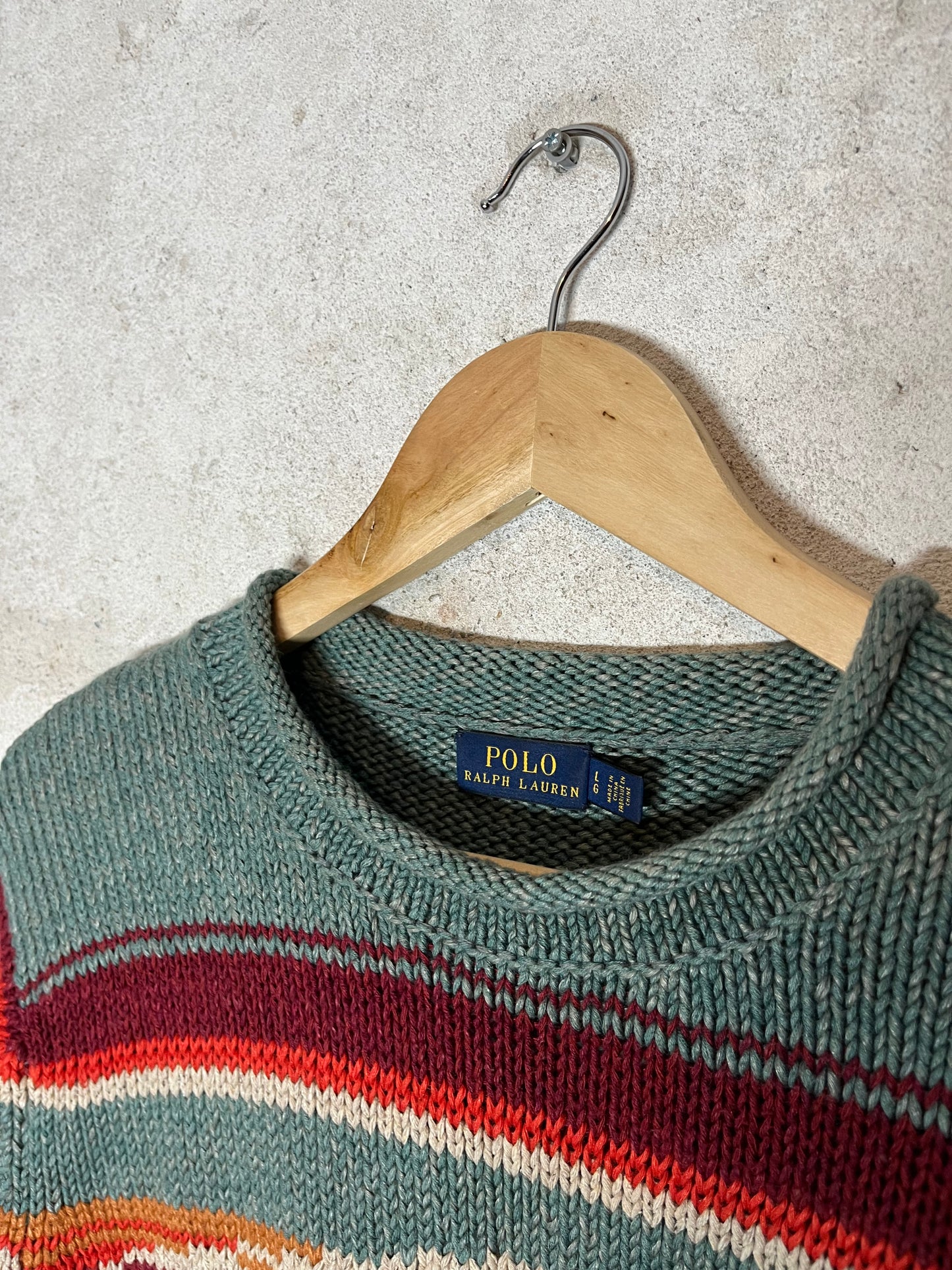 Ralph Lauren aztec multicolor knit sweater - M