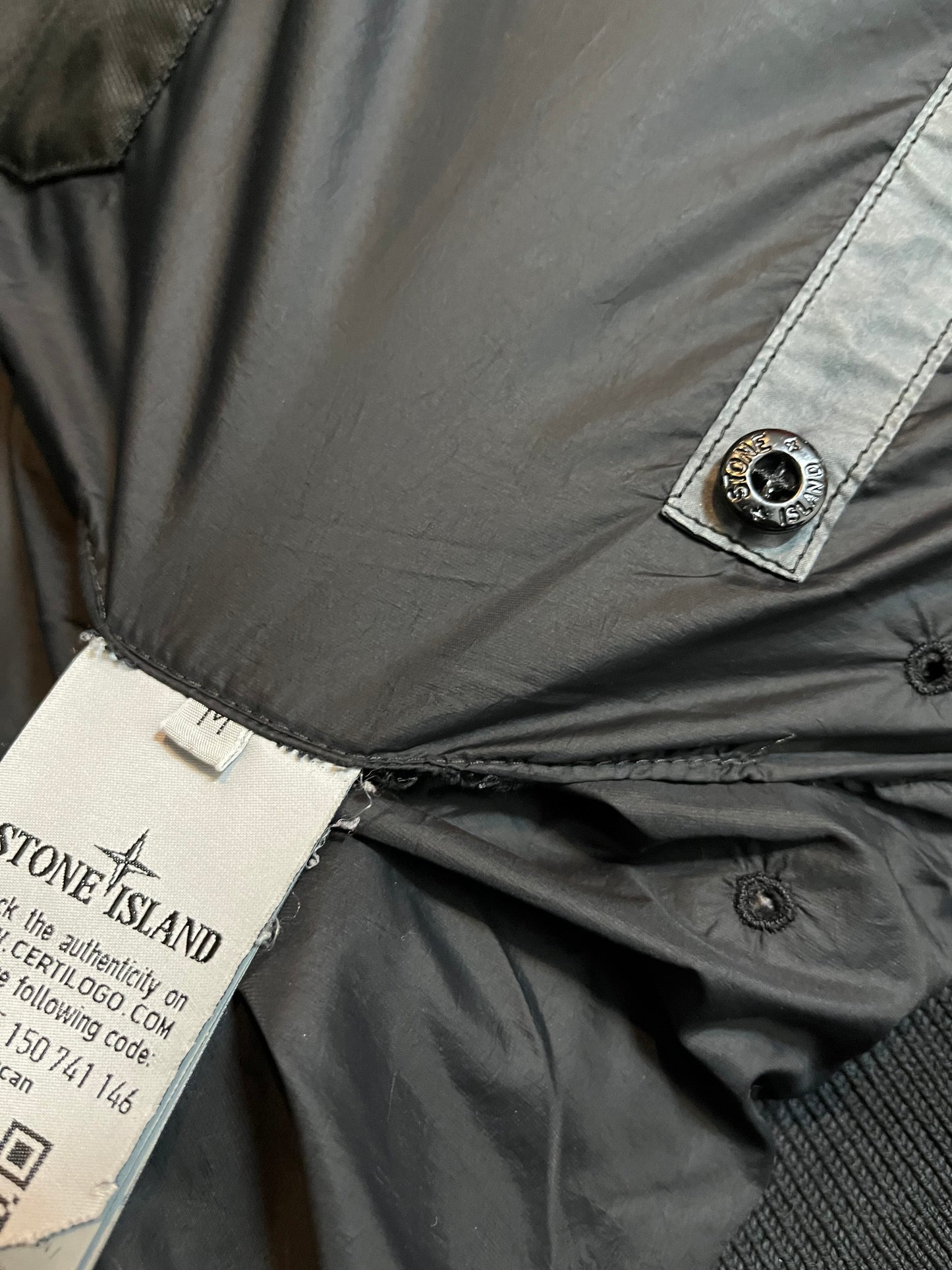 Stone Island Resin Poplin Down-TC puffer jacket - M