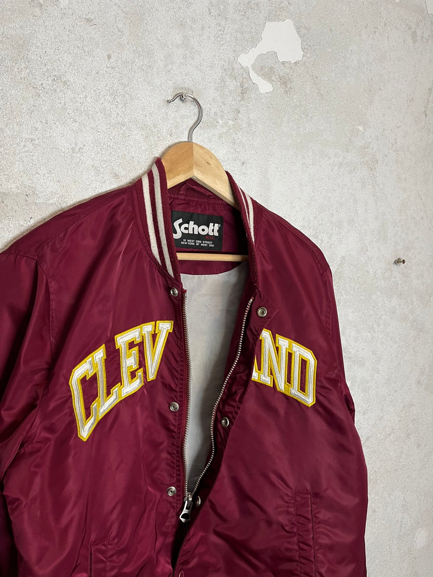 Schott NYC New York ''Cleveland'' bomber varsity jacket - M