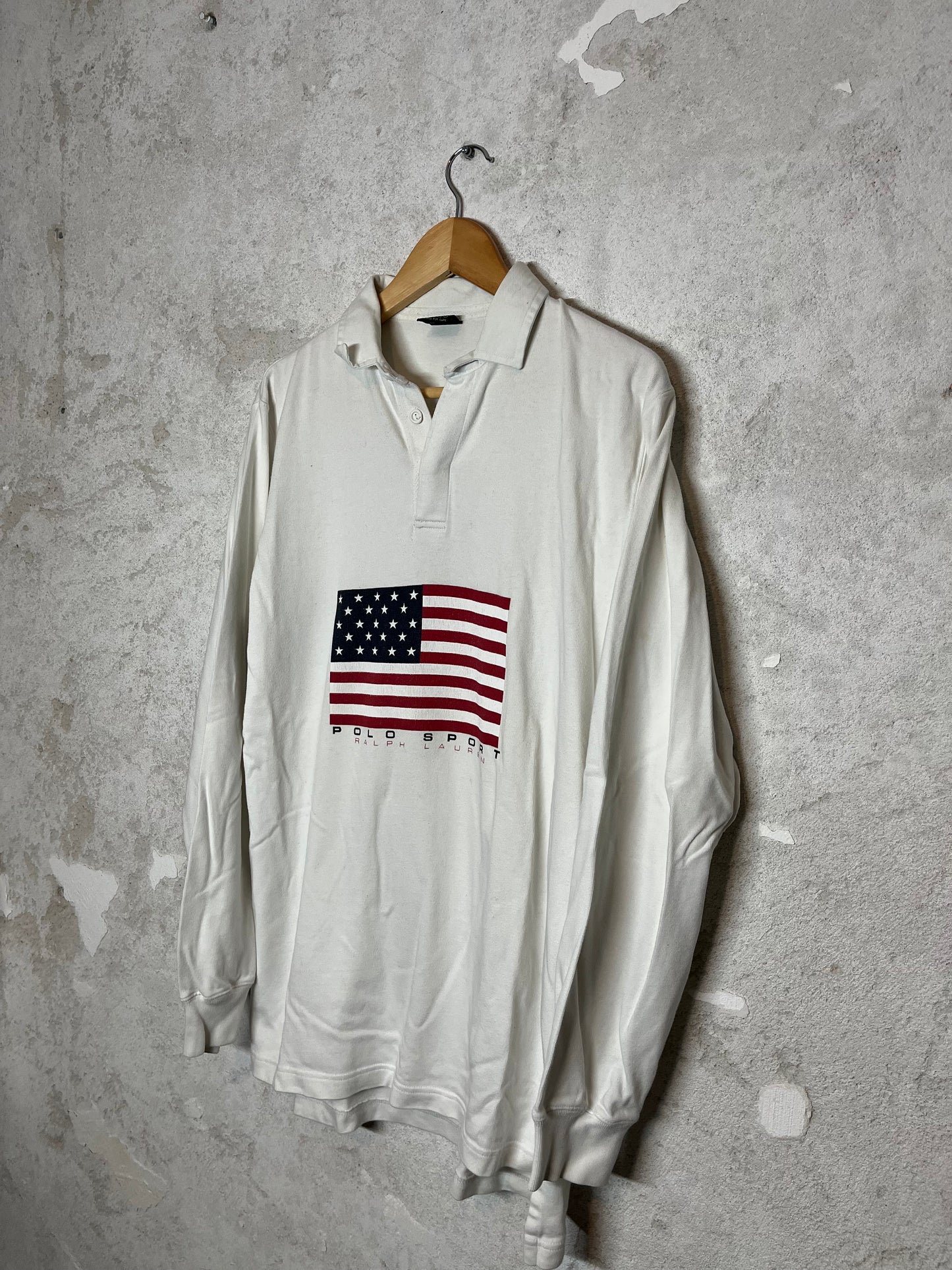 Ralph Lauren Polo Sport vintage USA flag polo - XL