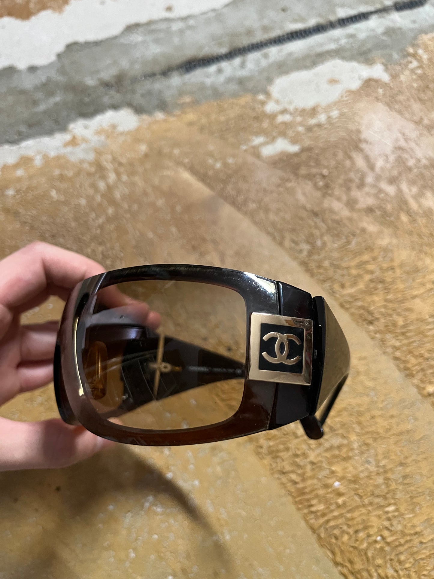 Chanel vintage sunglasses + box (5086 c.830/13 110)