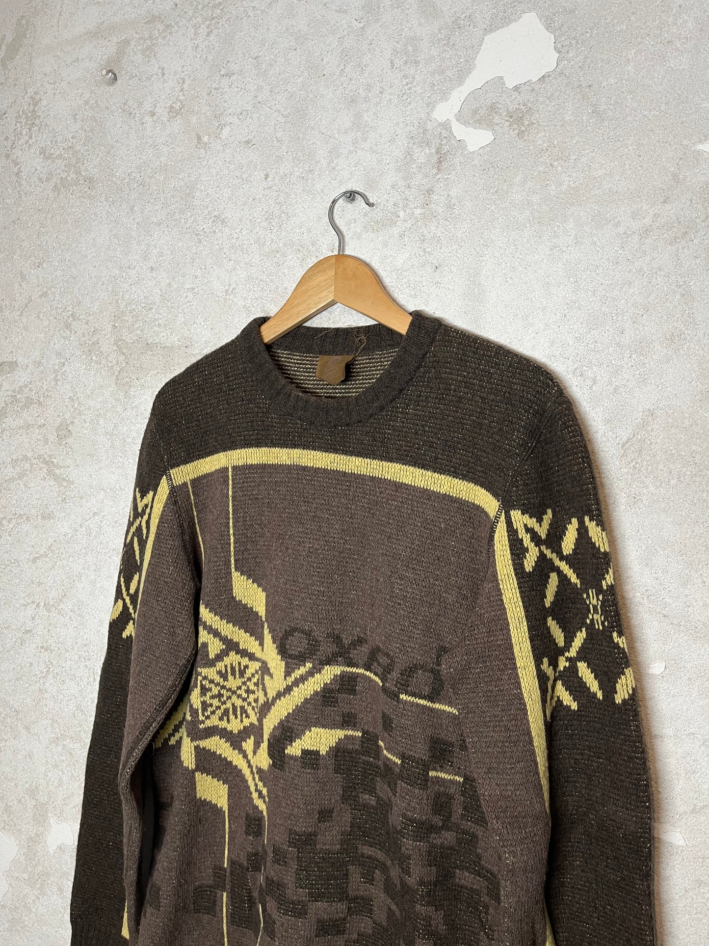 Oxbow heavy knit ski snowboard sweater - L