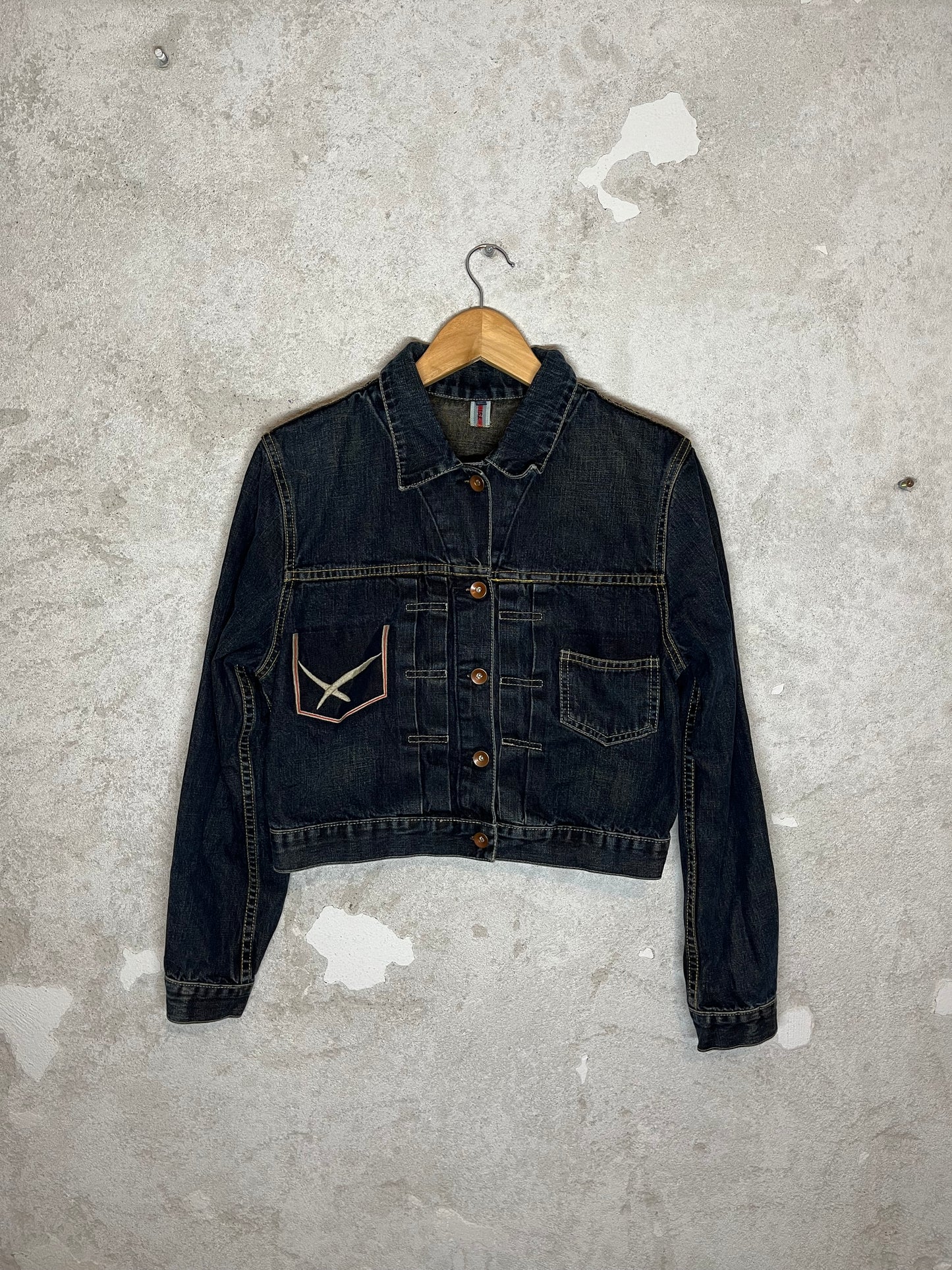 TSI Vintage 2000s 90s denim jacket - XS