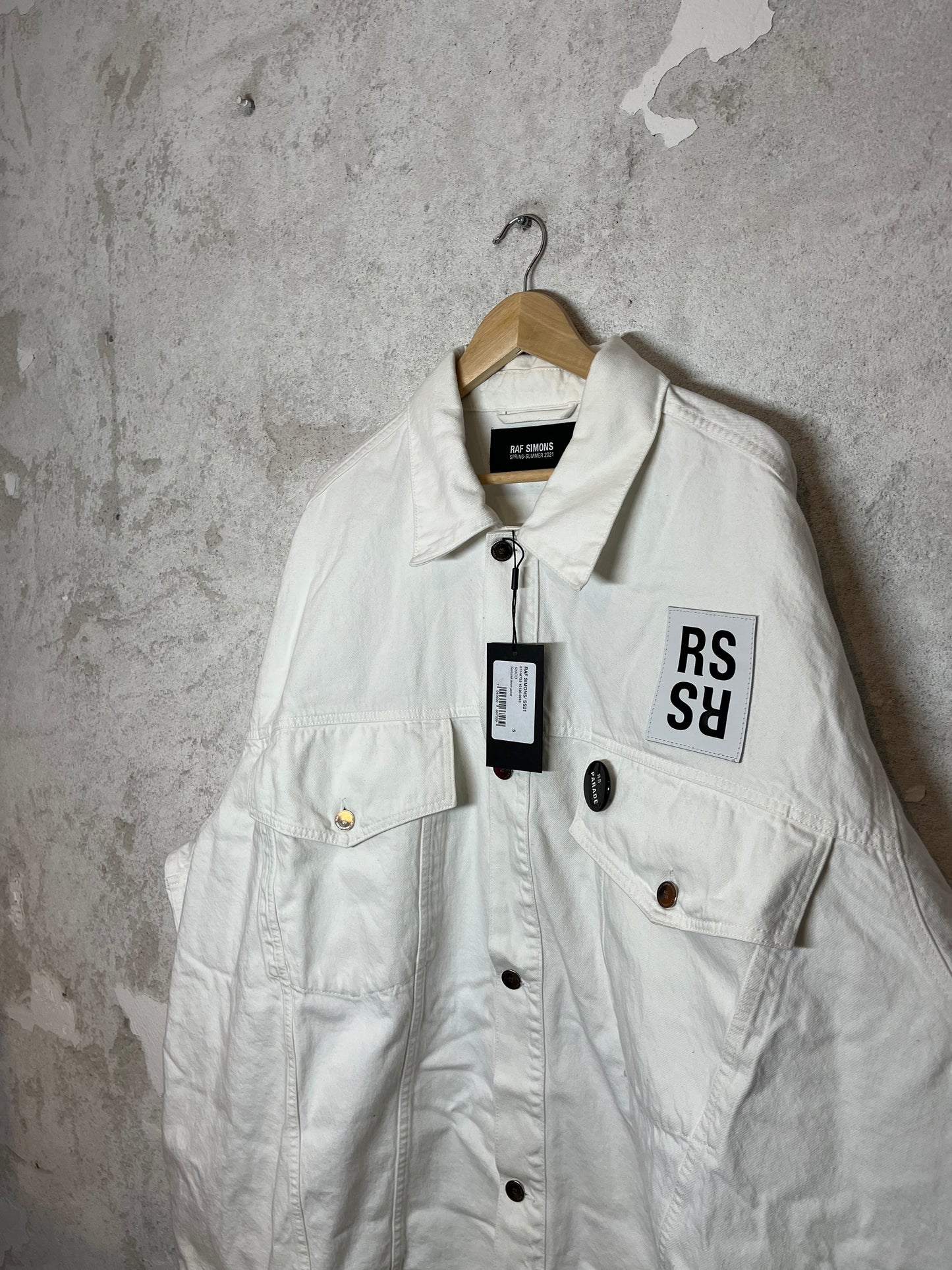 Raf Simons Monolith City Garden Riot SS'21 denim jacket