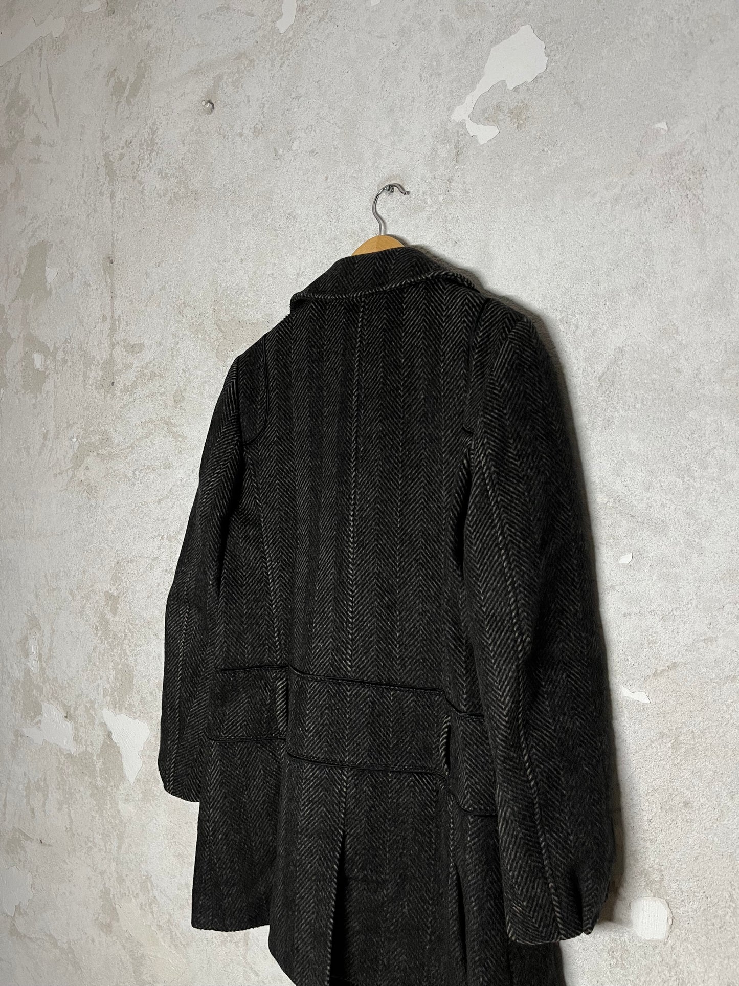 Prada heavy trench coat alpaca - XL