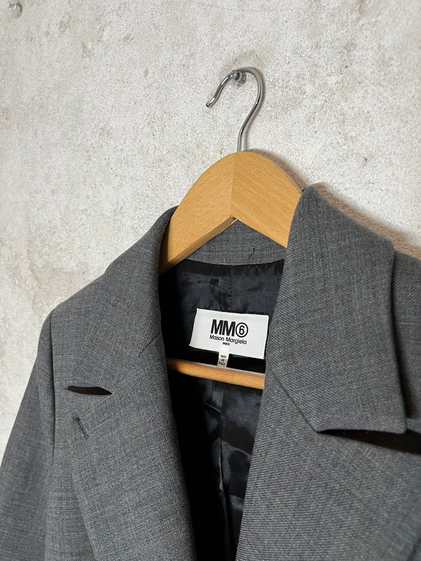 Maison Martin Margiela MM6 grey blazer - L