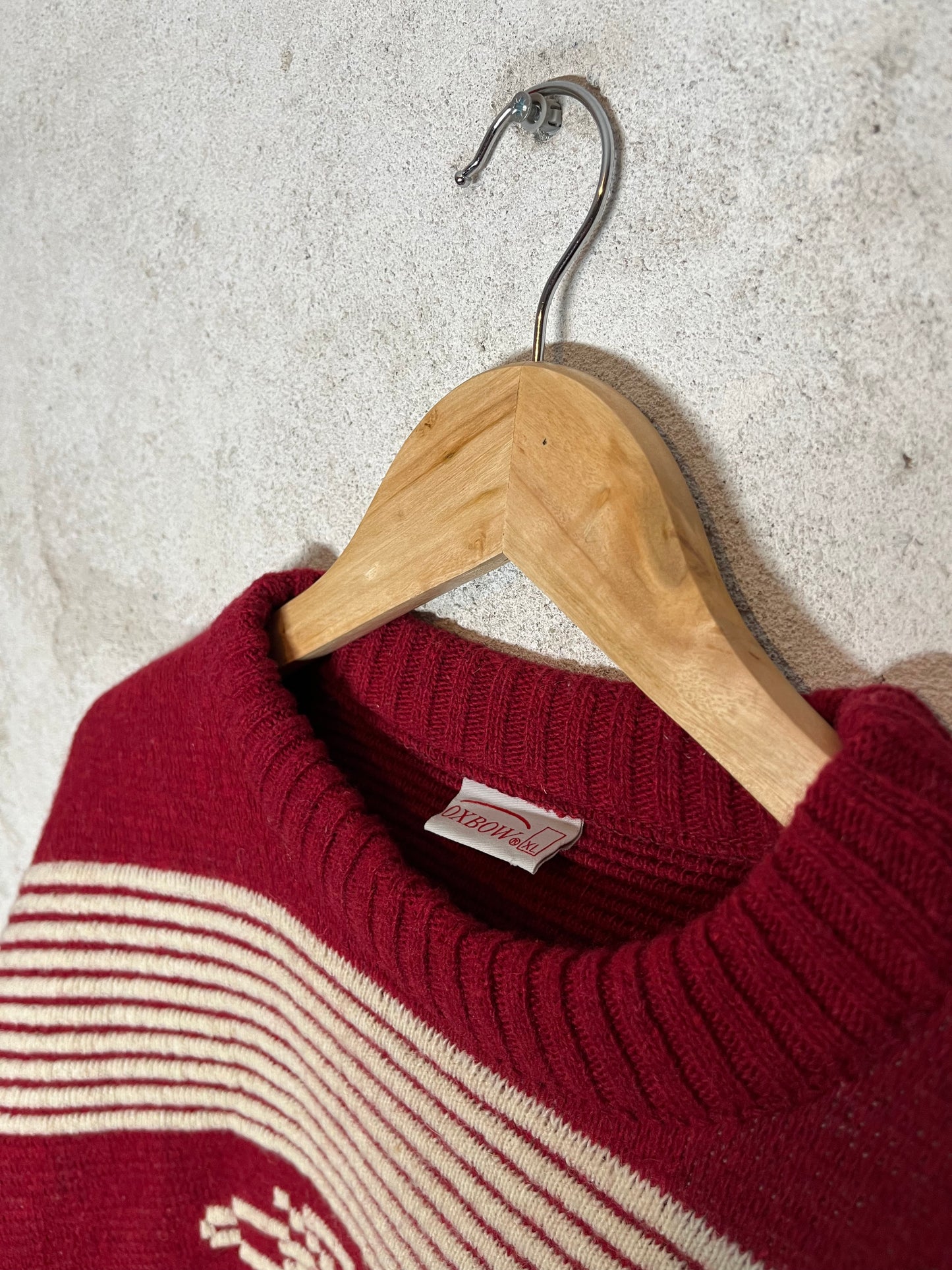 Oxbow vintage 90s heavy knit ski sweater - XXL