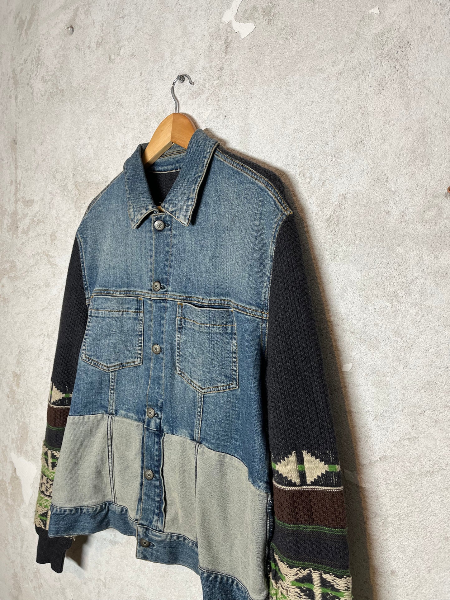 Maison Martin Margiela MM6 Indigo Knit denim jacket - M