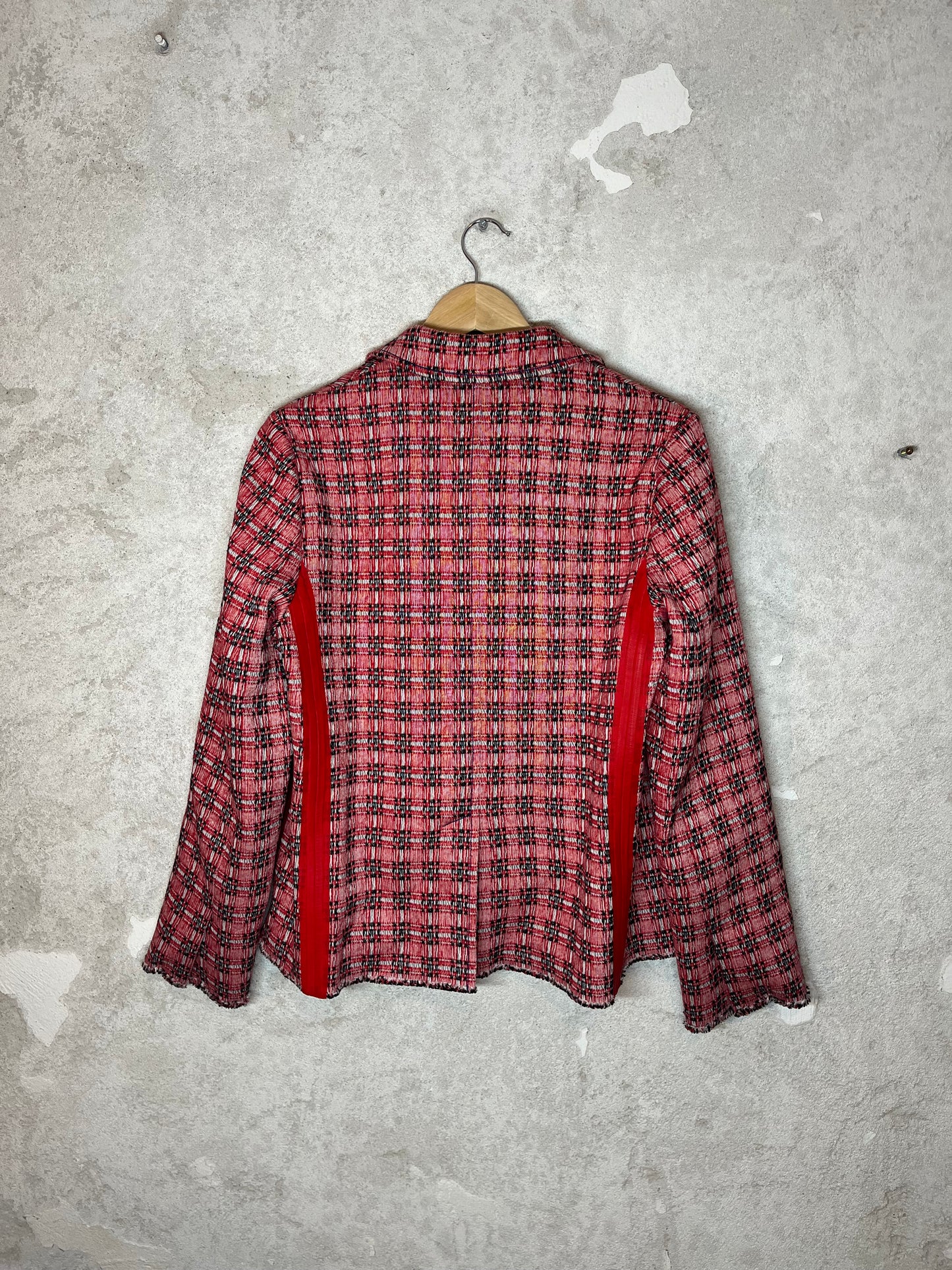 Marni multicolor plaid tweed jacket - S/M