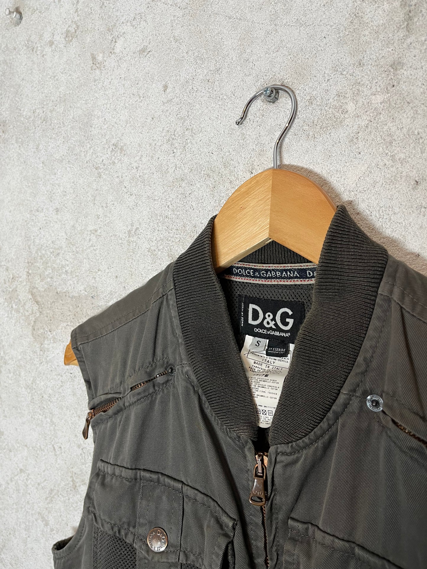 Dolce & Gabbana AW'05 tactical gilet - S