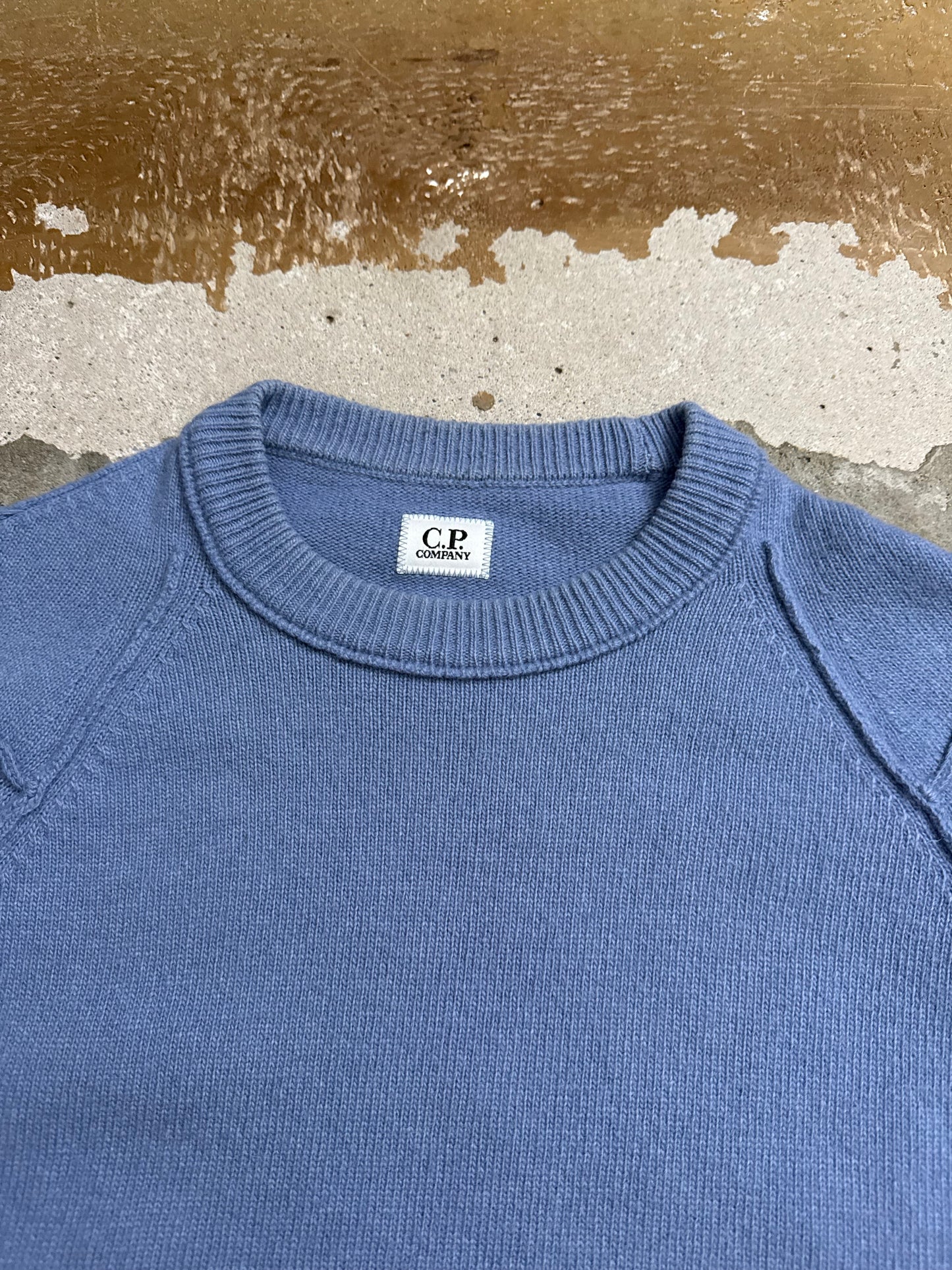 CP company lambswool knit lense sweater - M