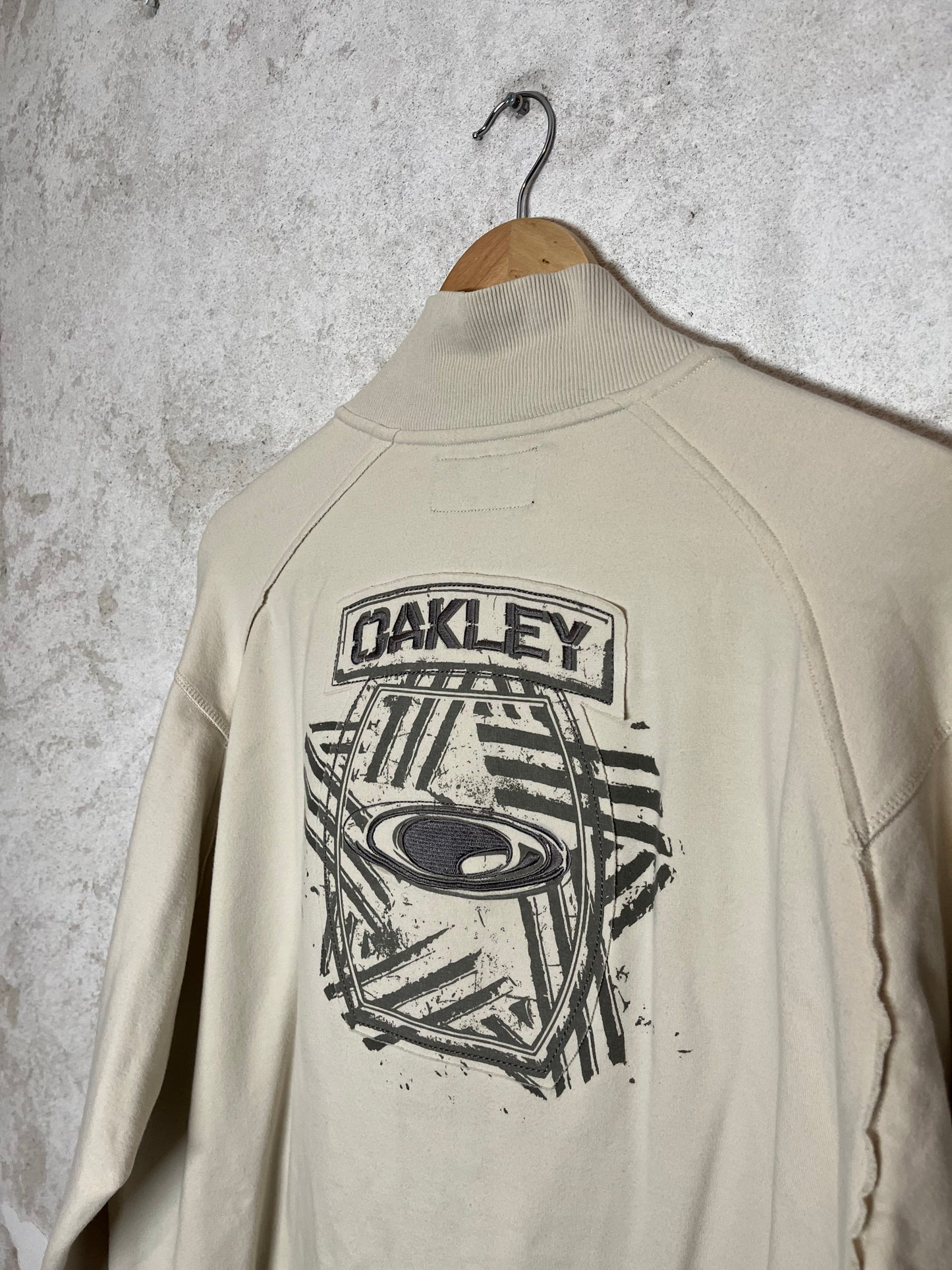 Oakley 2000s cyber rare zip-up sweatshirt - M