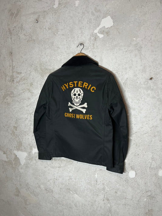 Hysteric Glamour “Ghost Wolves” waxed jacket - M