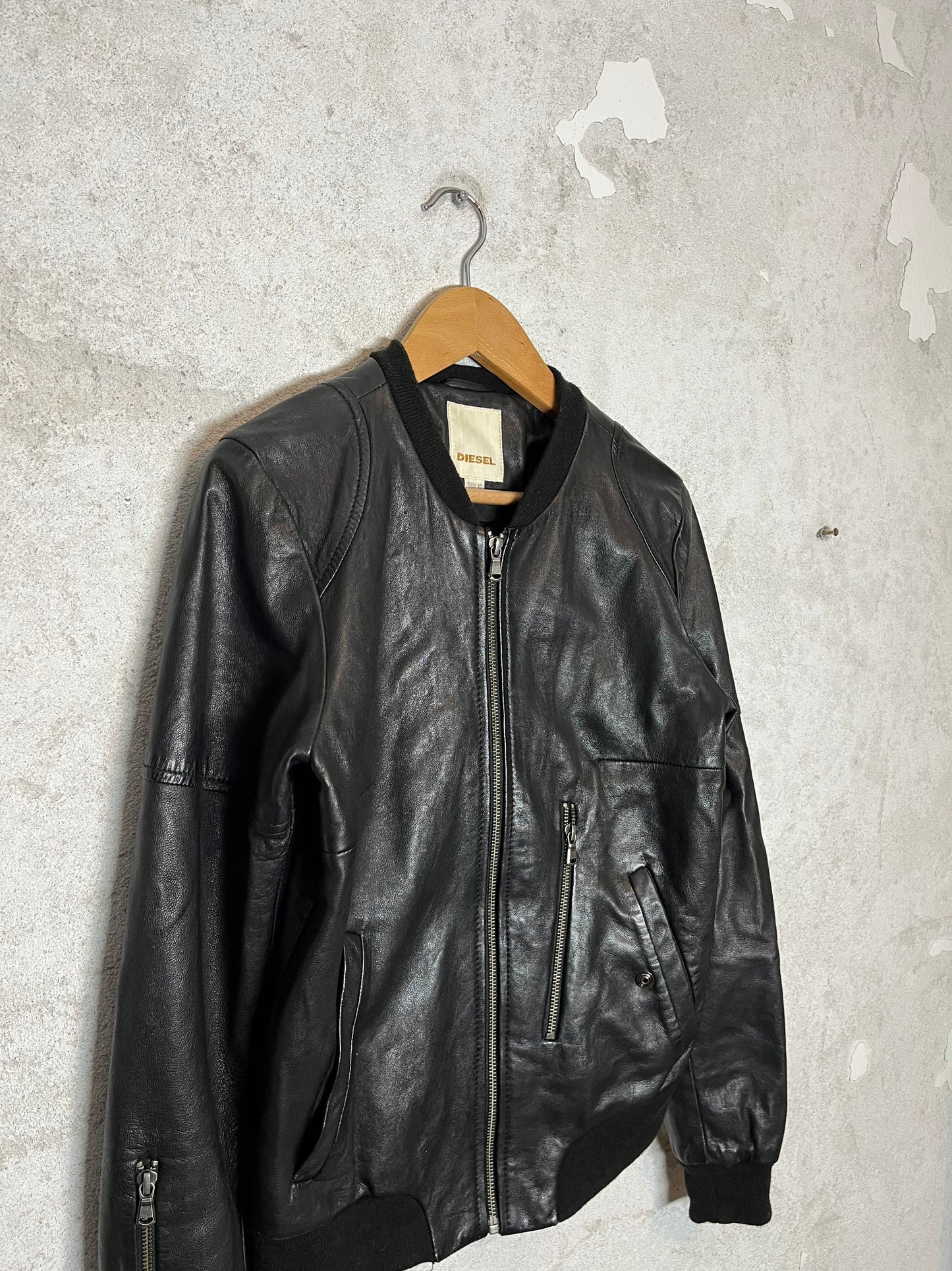 Diesel leather jacket - XS