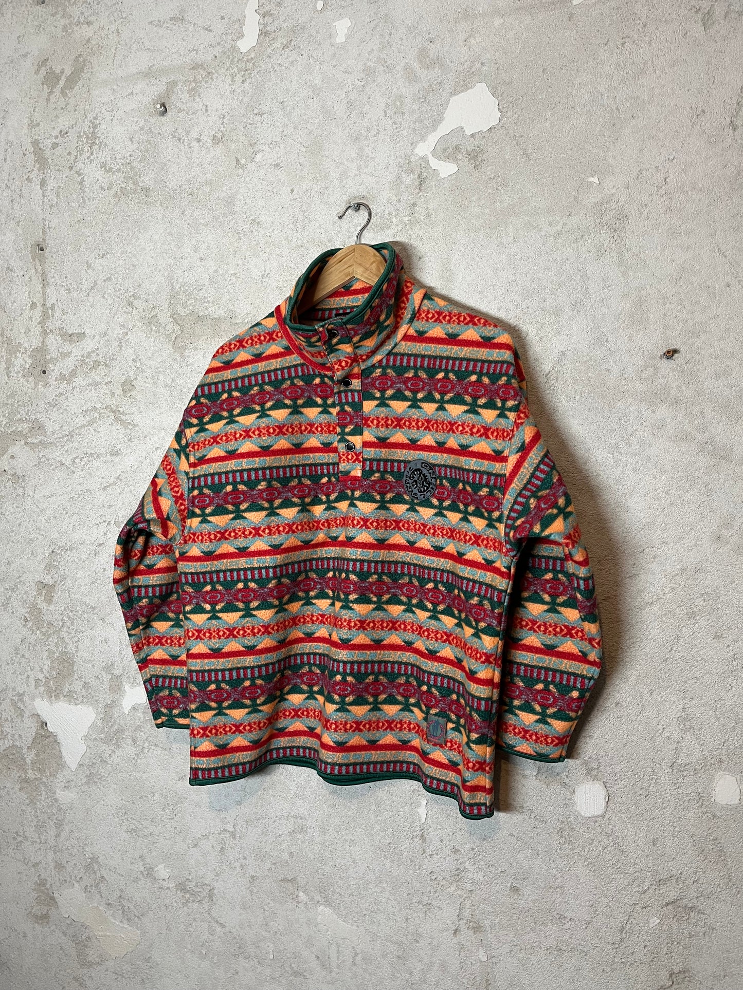 O’neill fleece aztec ski snowboard sweater - S