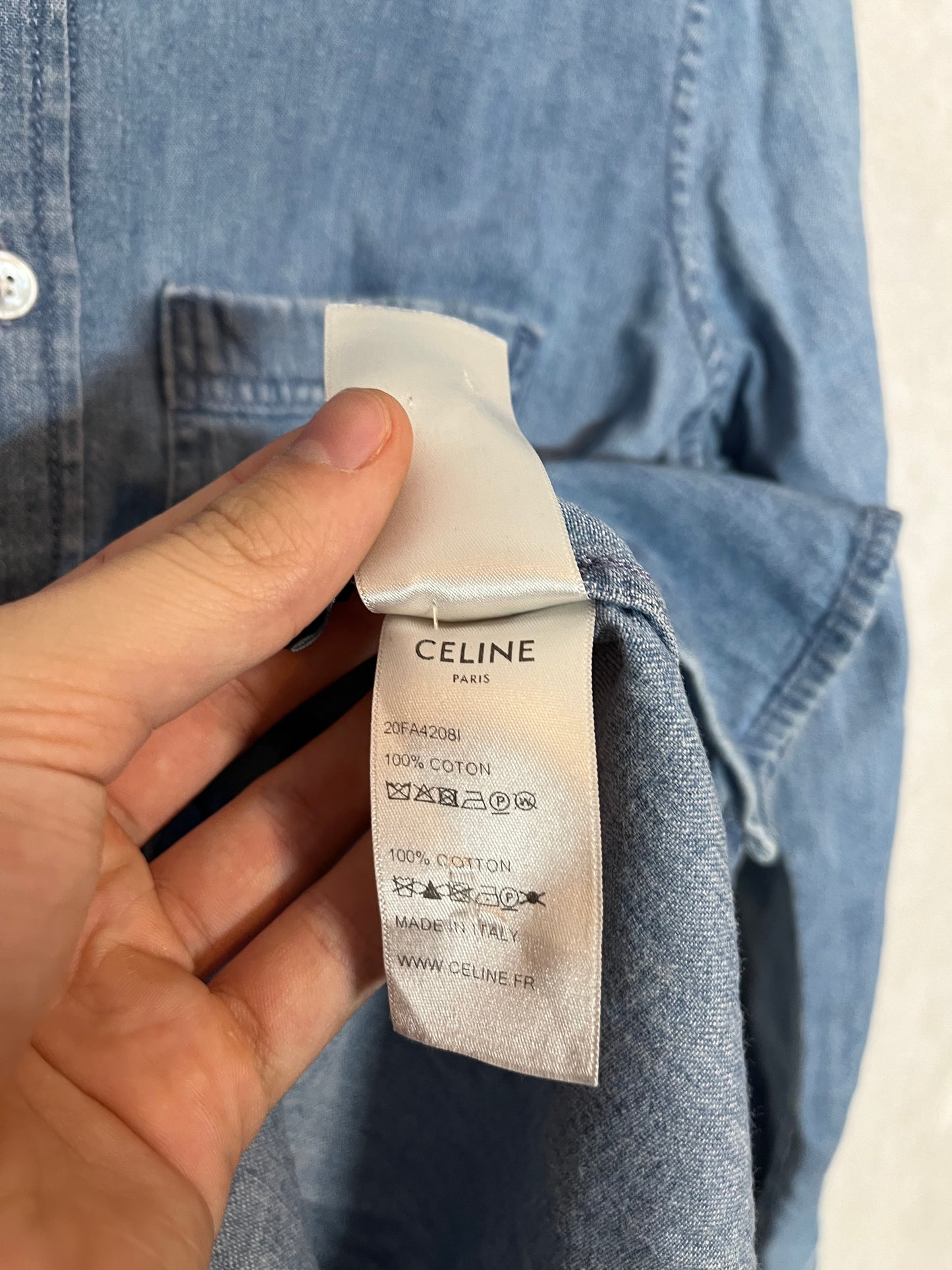 Celine embroidered denim jacket - S