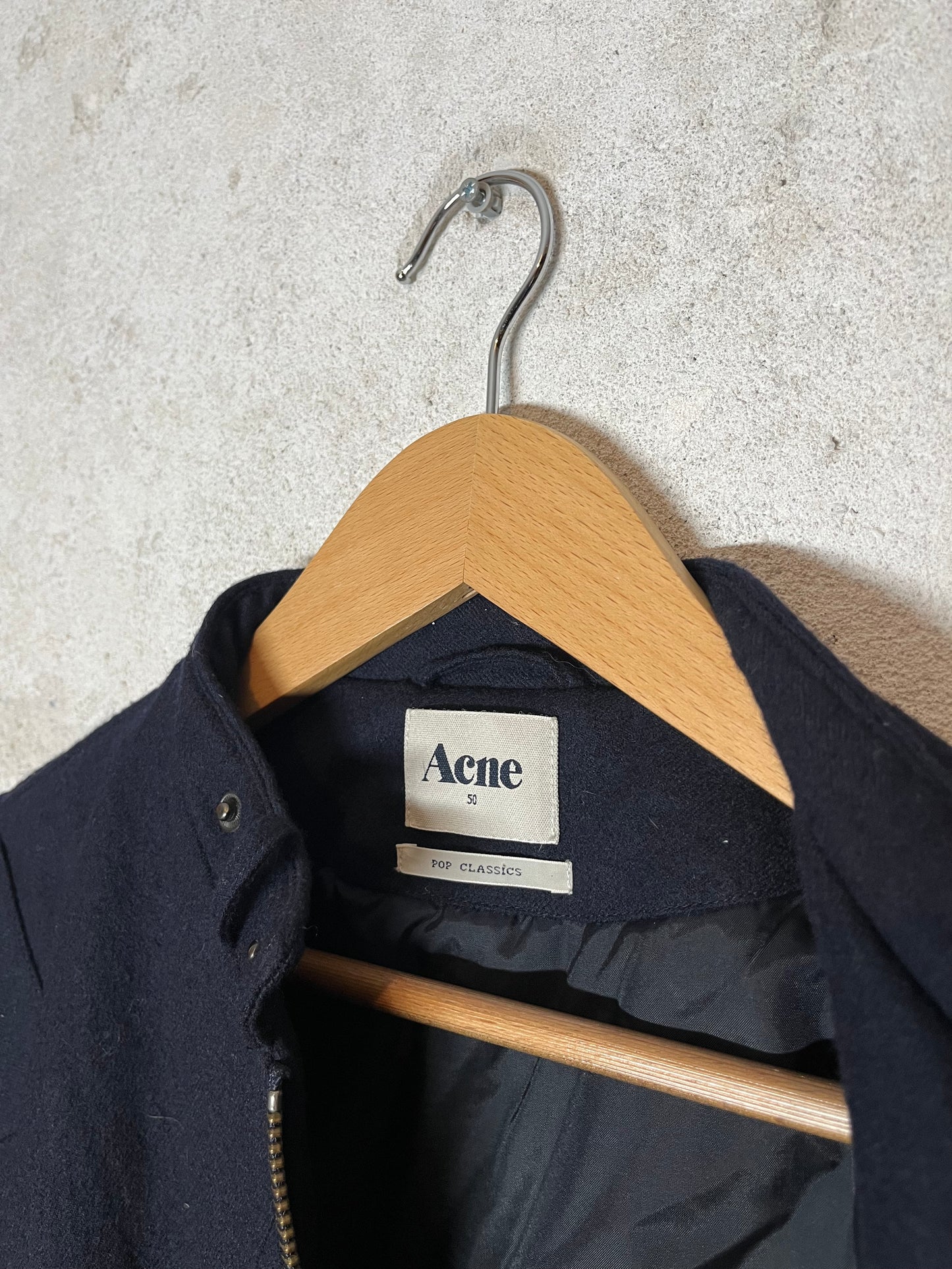 Acne Studios Oliver Wool AW/10 multizip bomber jacket - M