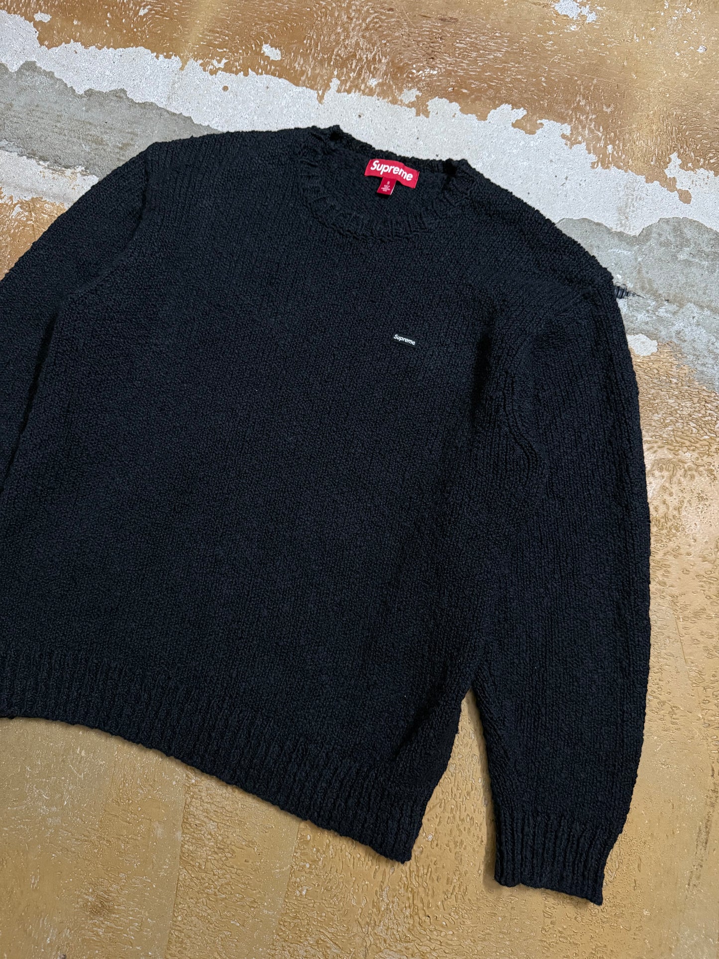 Supreme small boxlogo knit sweater - S