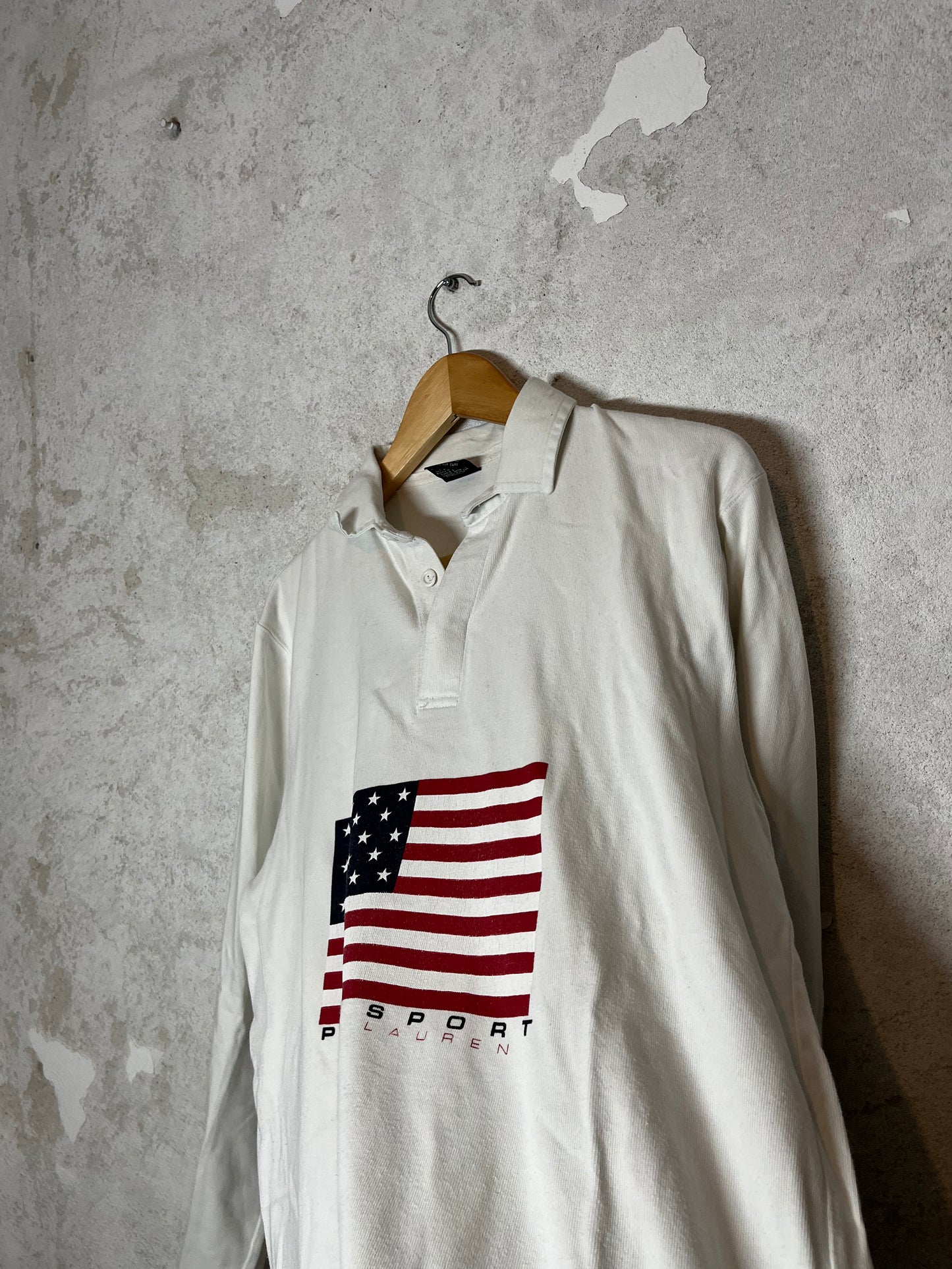 Ralph Lauren Polo Sport vintage USA flag polo - XL