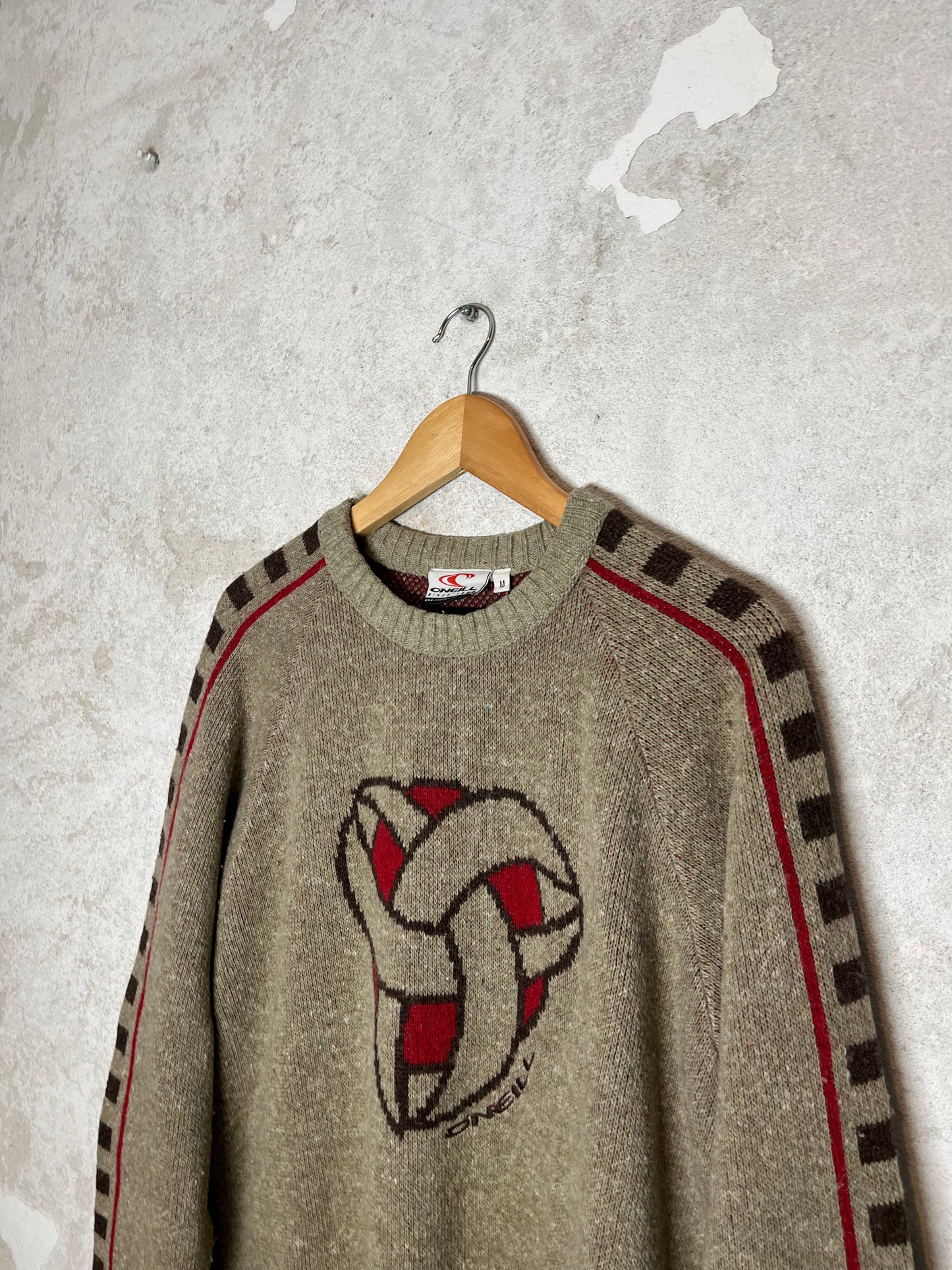 O'neill ski snowboard knit wool sweatshirt - M