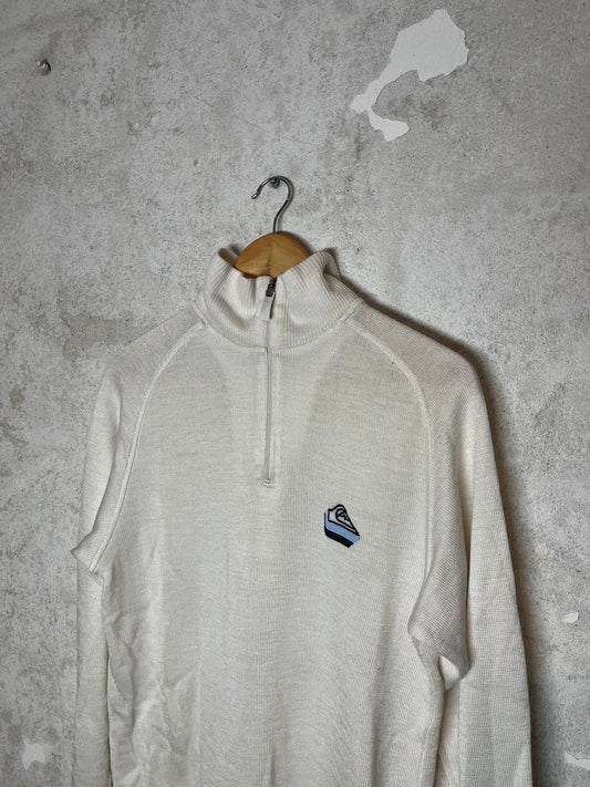 Quiksilver turtleneck 1/4 zip sweater - S