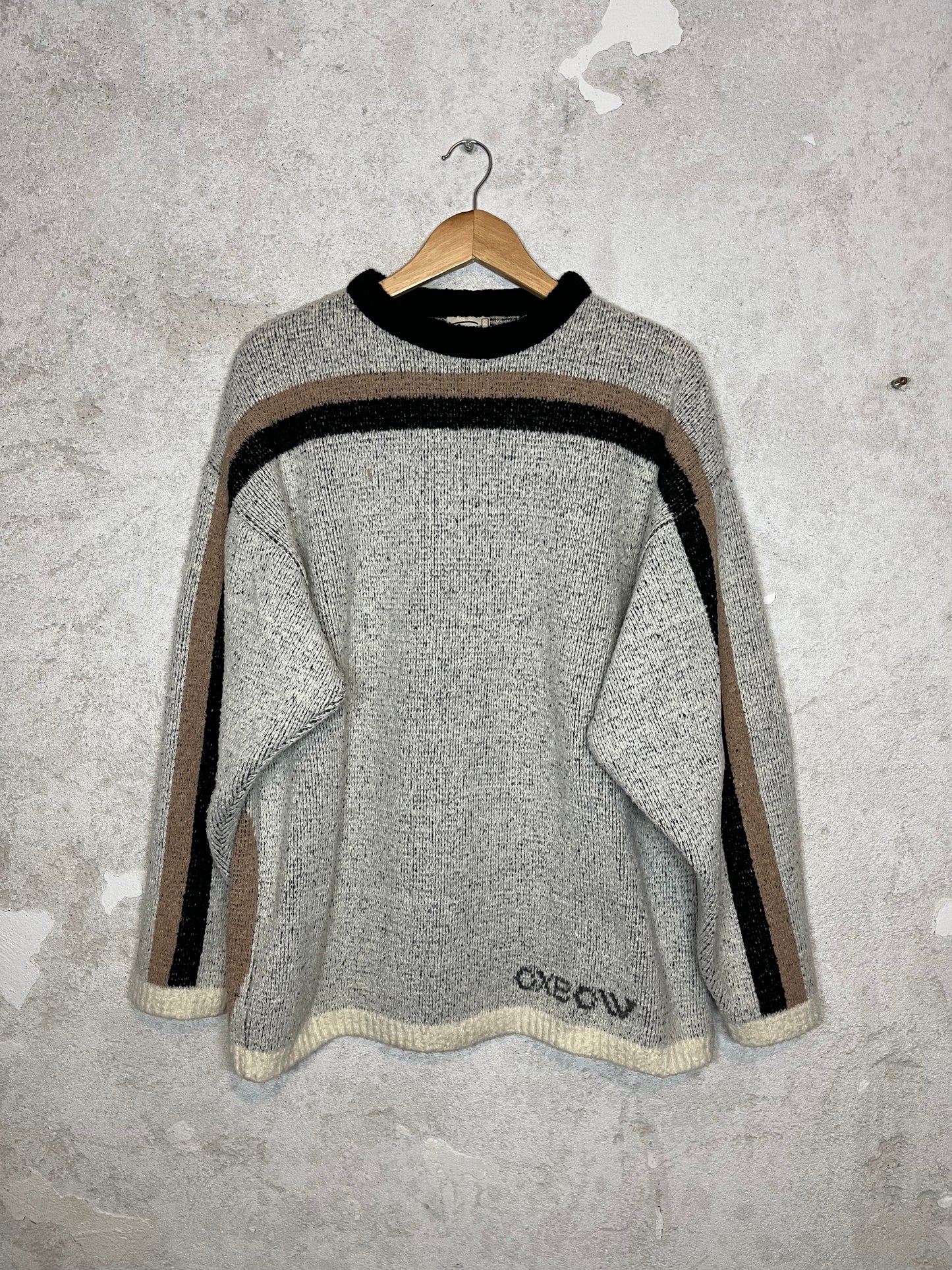 Oxbow heavy knit ski snowboard sweater - L