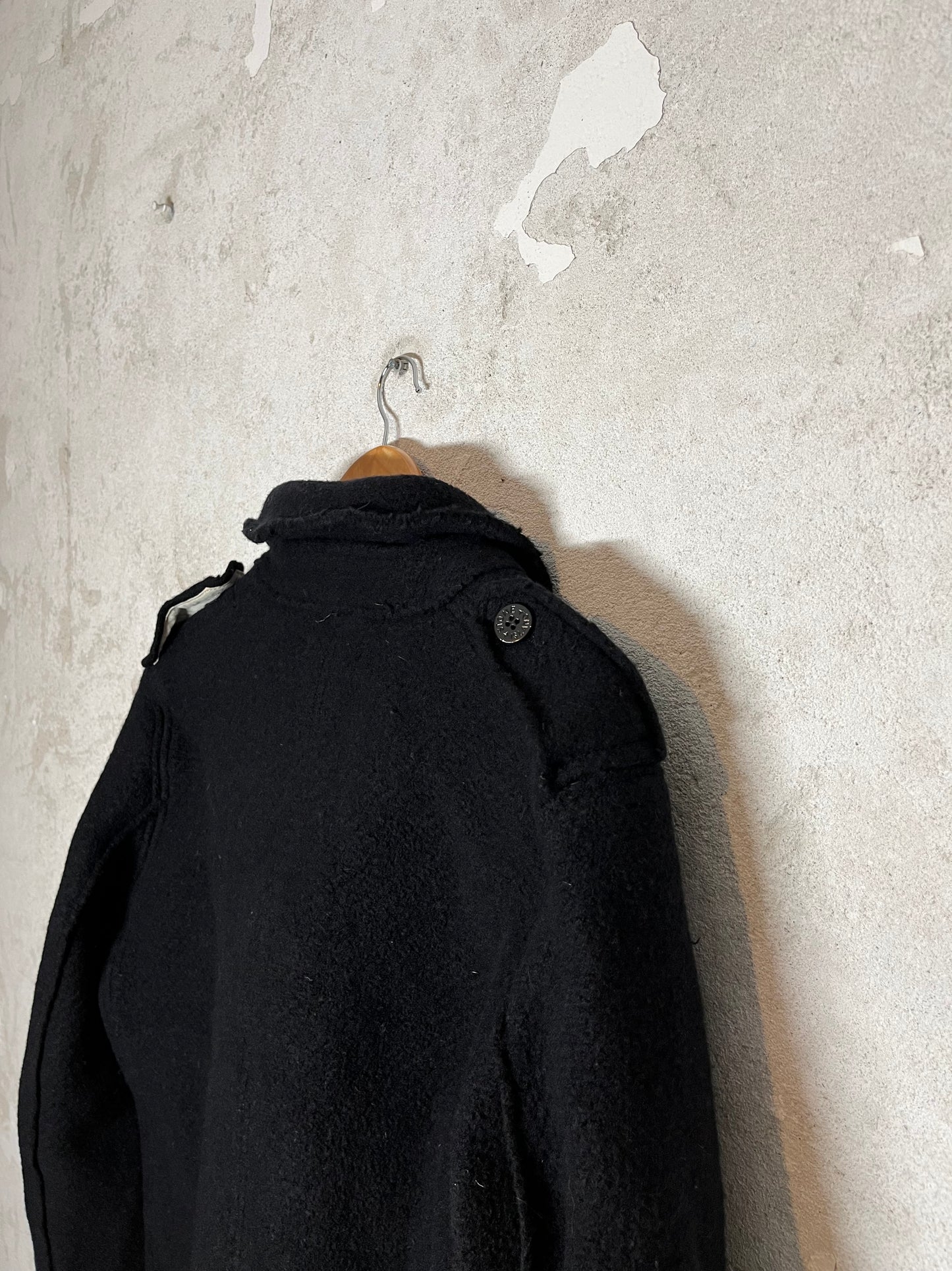 Stone Island wool jacket trenchcoat - L