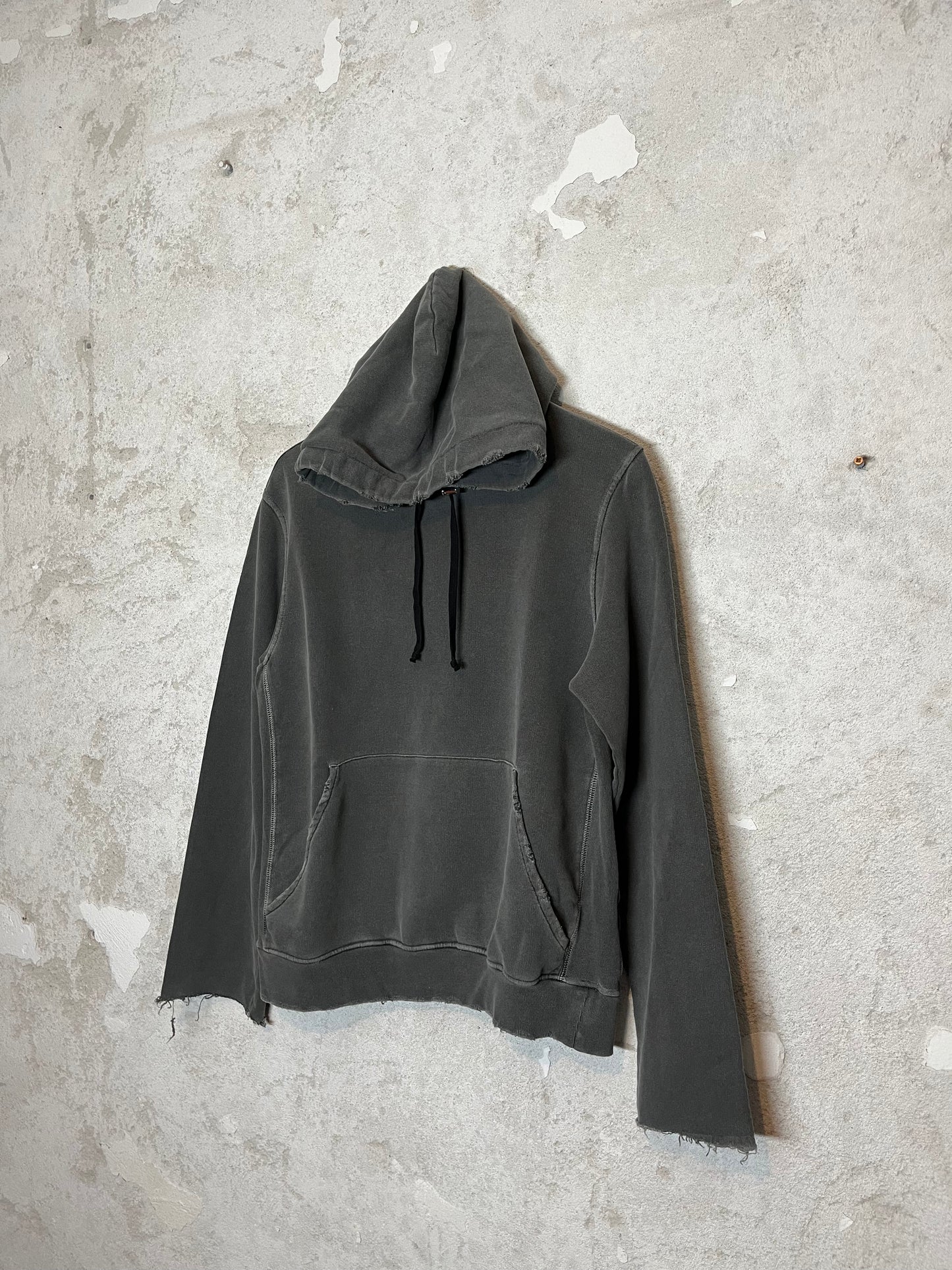 Prada vintage logo application hoodie - XL