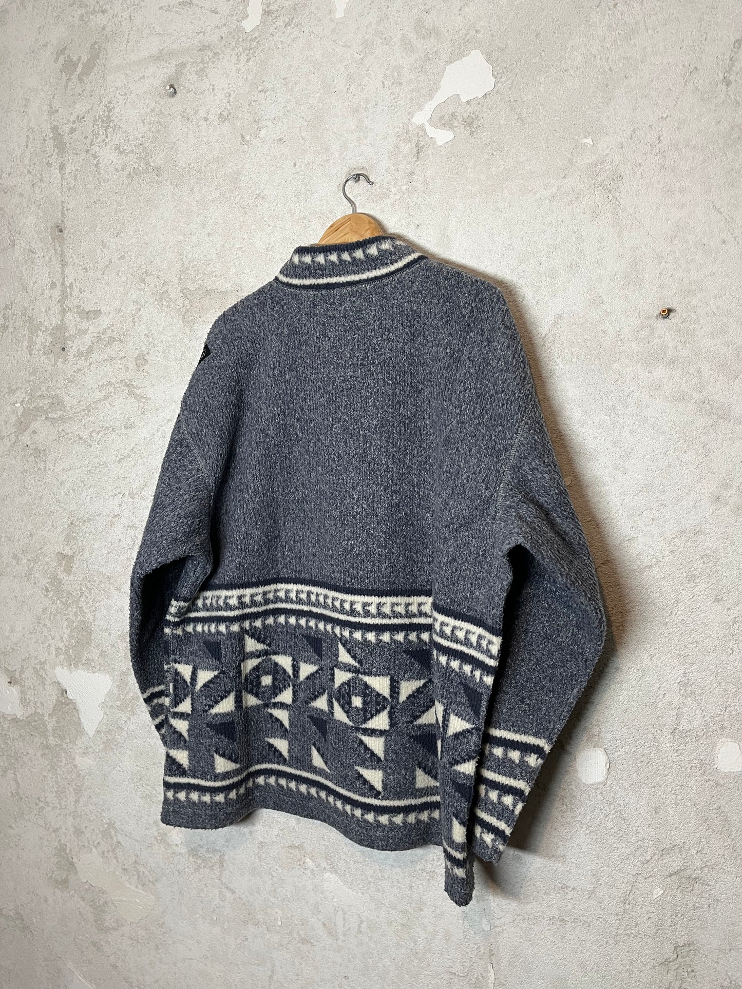 Oxbow vintage 90s ski snowboard fleece sweater - M