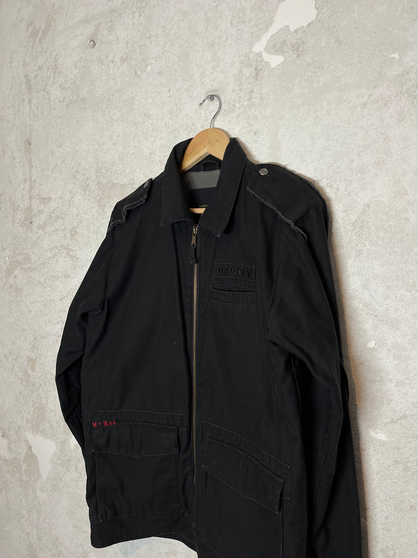 Oakley  rare back eye painted jacket overshirt 2000s - S