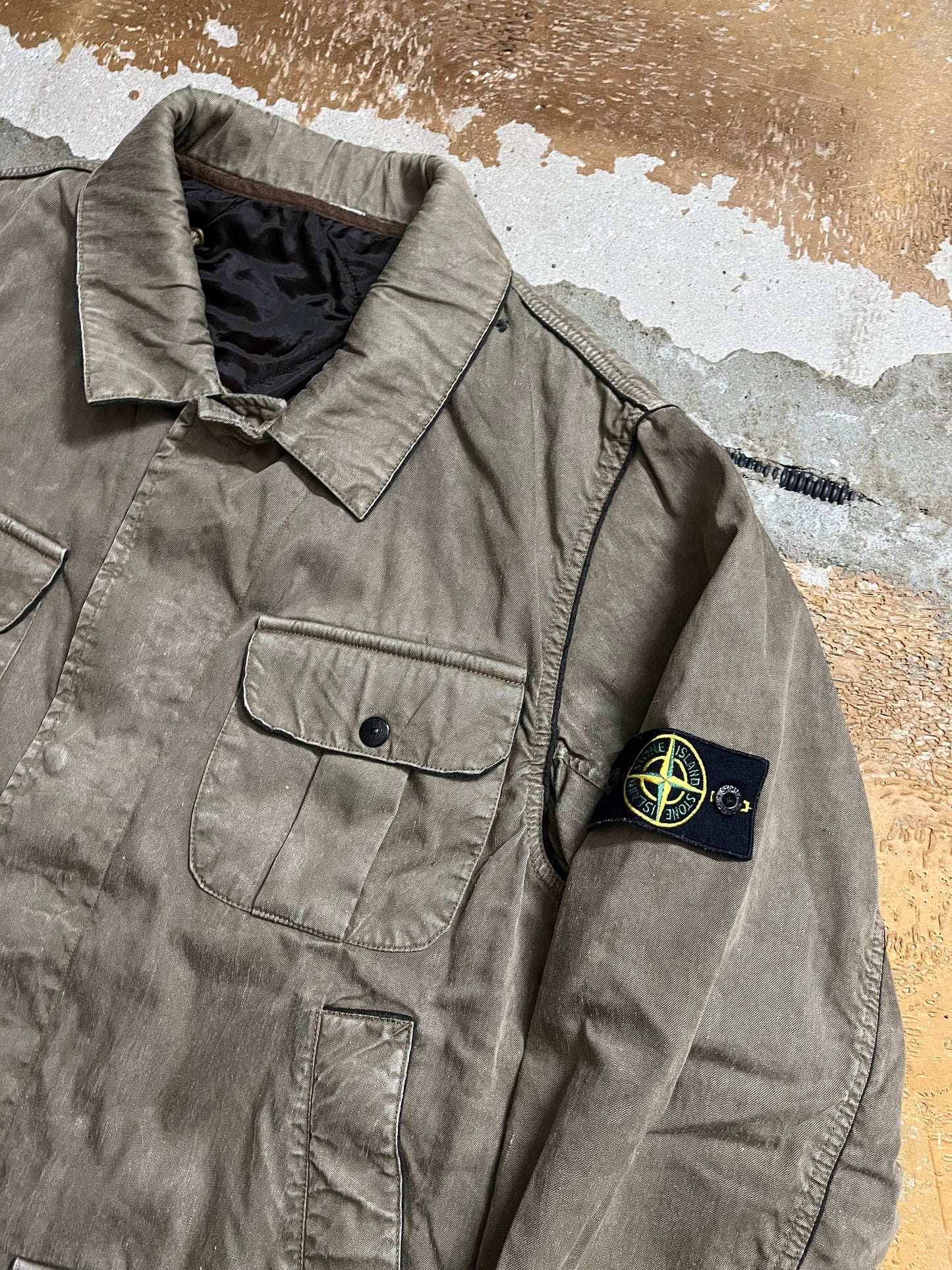 Stone Island vintage dutch rope lining jacket - L