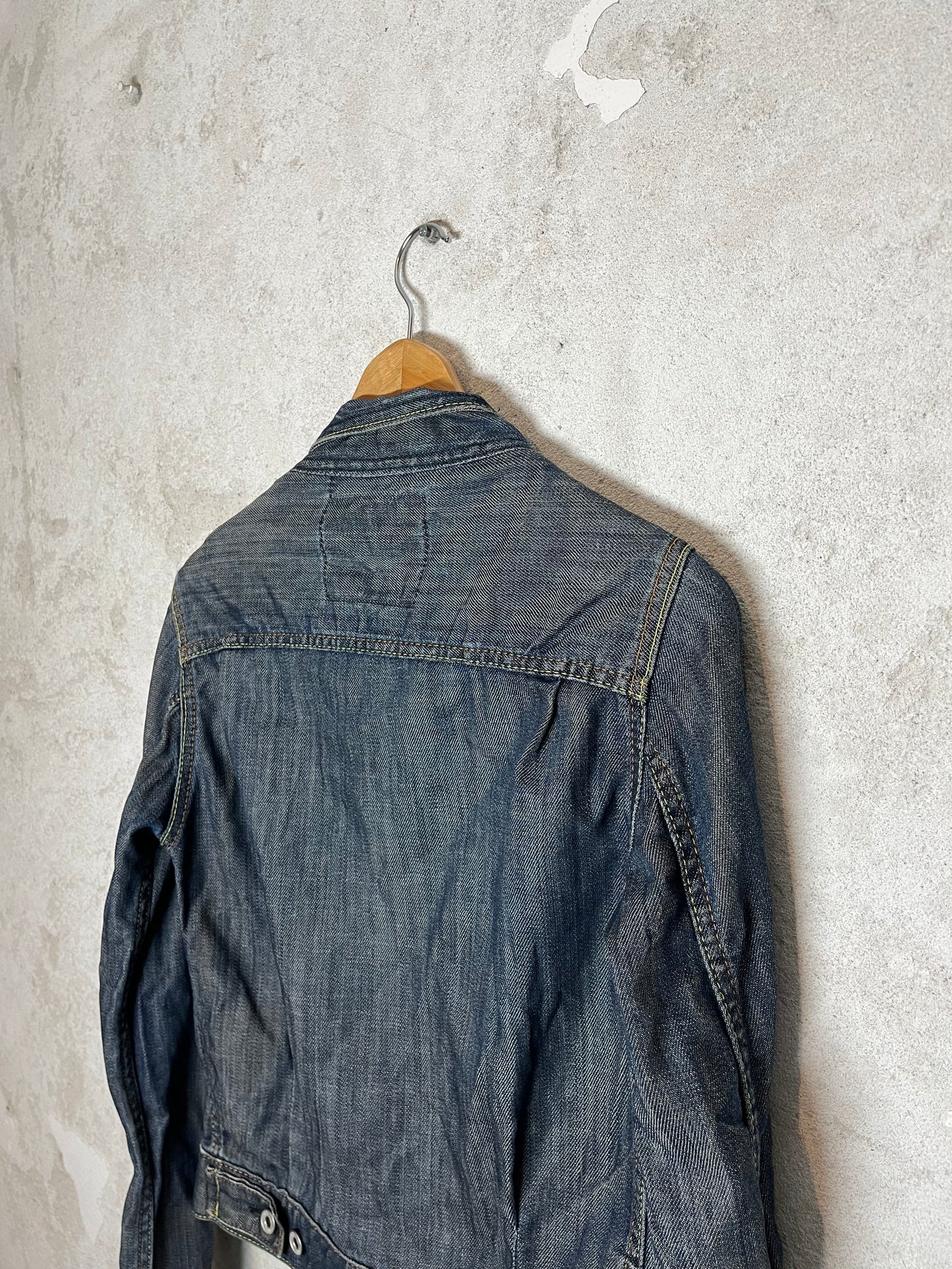 Evisu Japan logo denim jacket - M